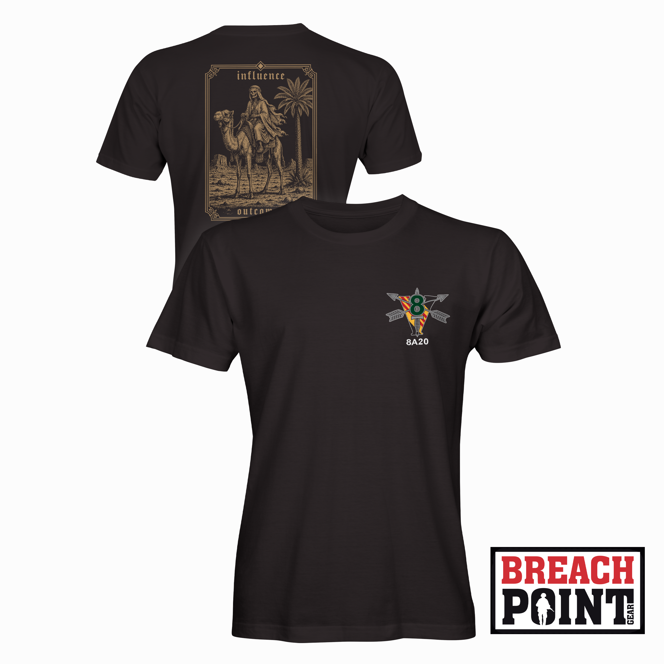 "PHANTOMS" A/8th Psychological Operations Battalion - T-Shirt (B145-2)