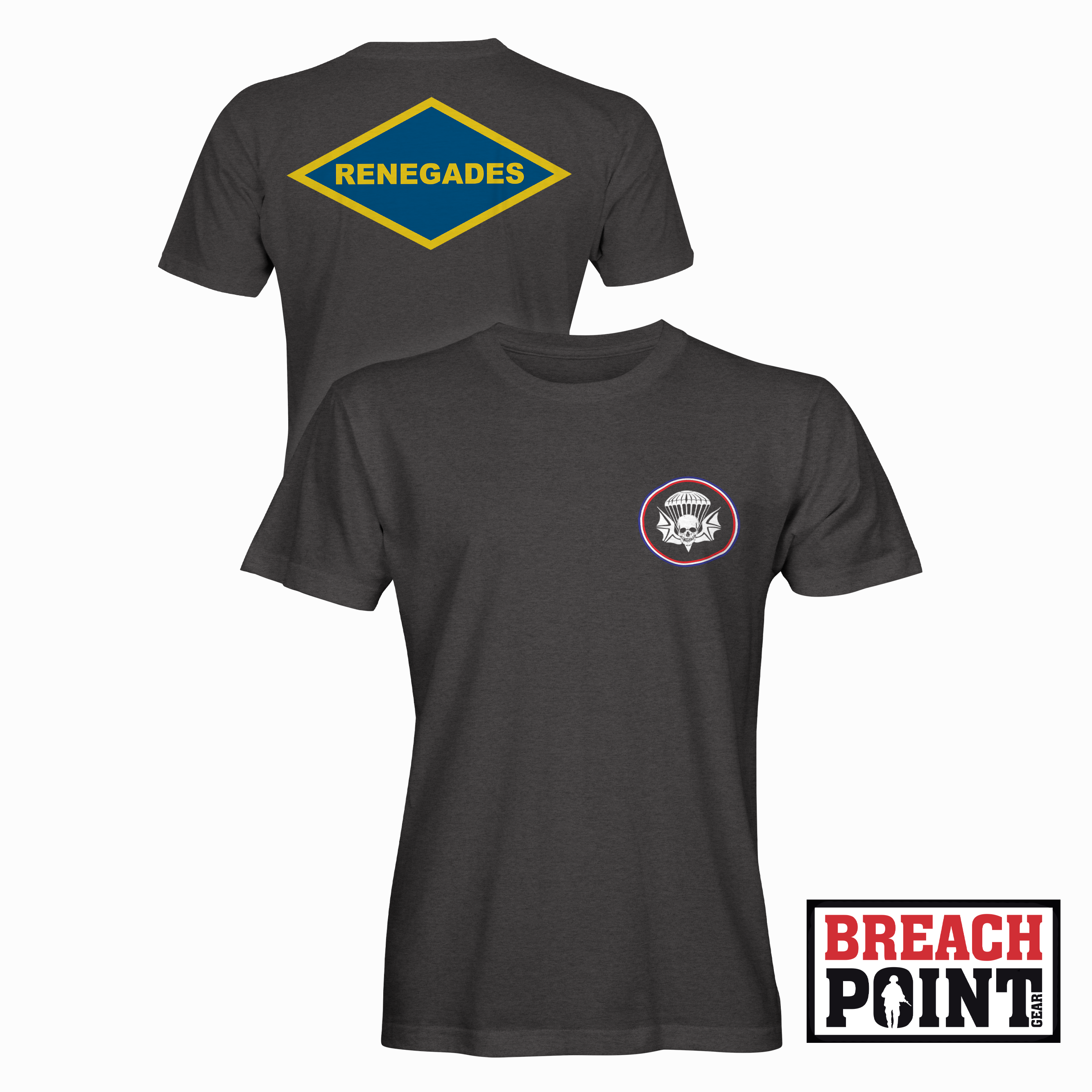 "RENEGADES" B/2-502nd Infantry Regiment - T-Shirt (B87-2)