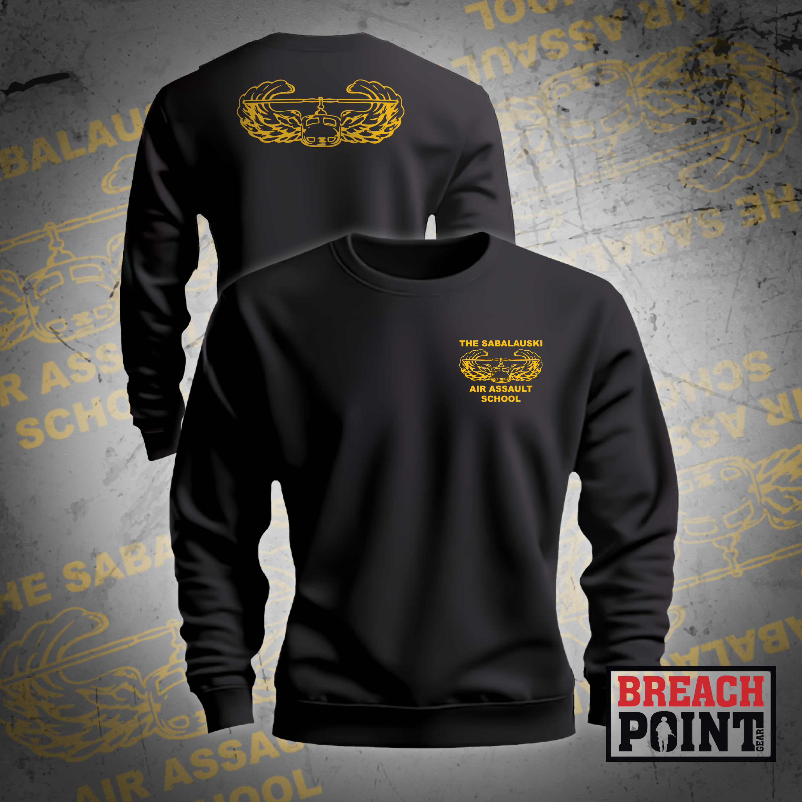 "AIR ASSAULT" The Sabalauski Air Assault School - Sweatshirt (1)