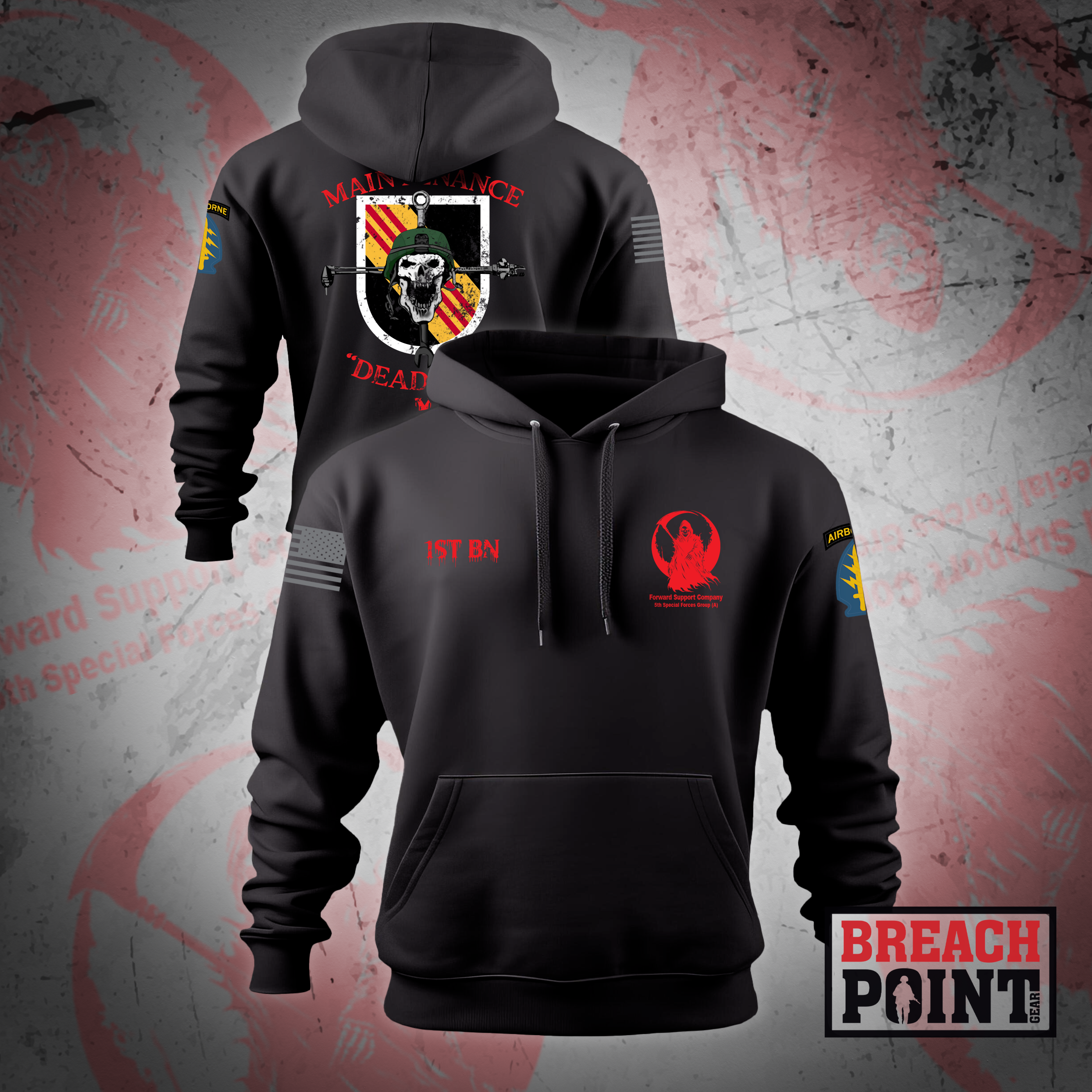 "DEADLINE" FSC/5th Group Special Forces - Hoodie