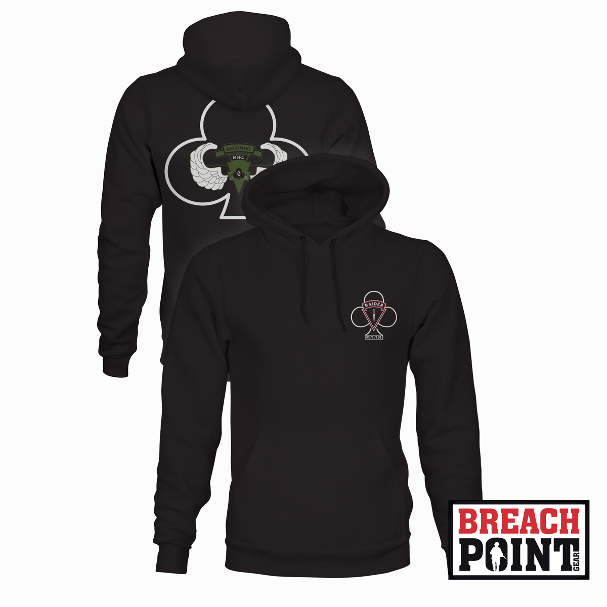"RAIDERS" MFRC/1BCT, 101st Airborne Division - Hoodie (B48-2)