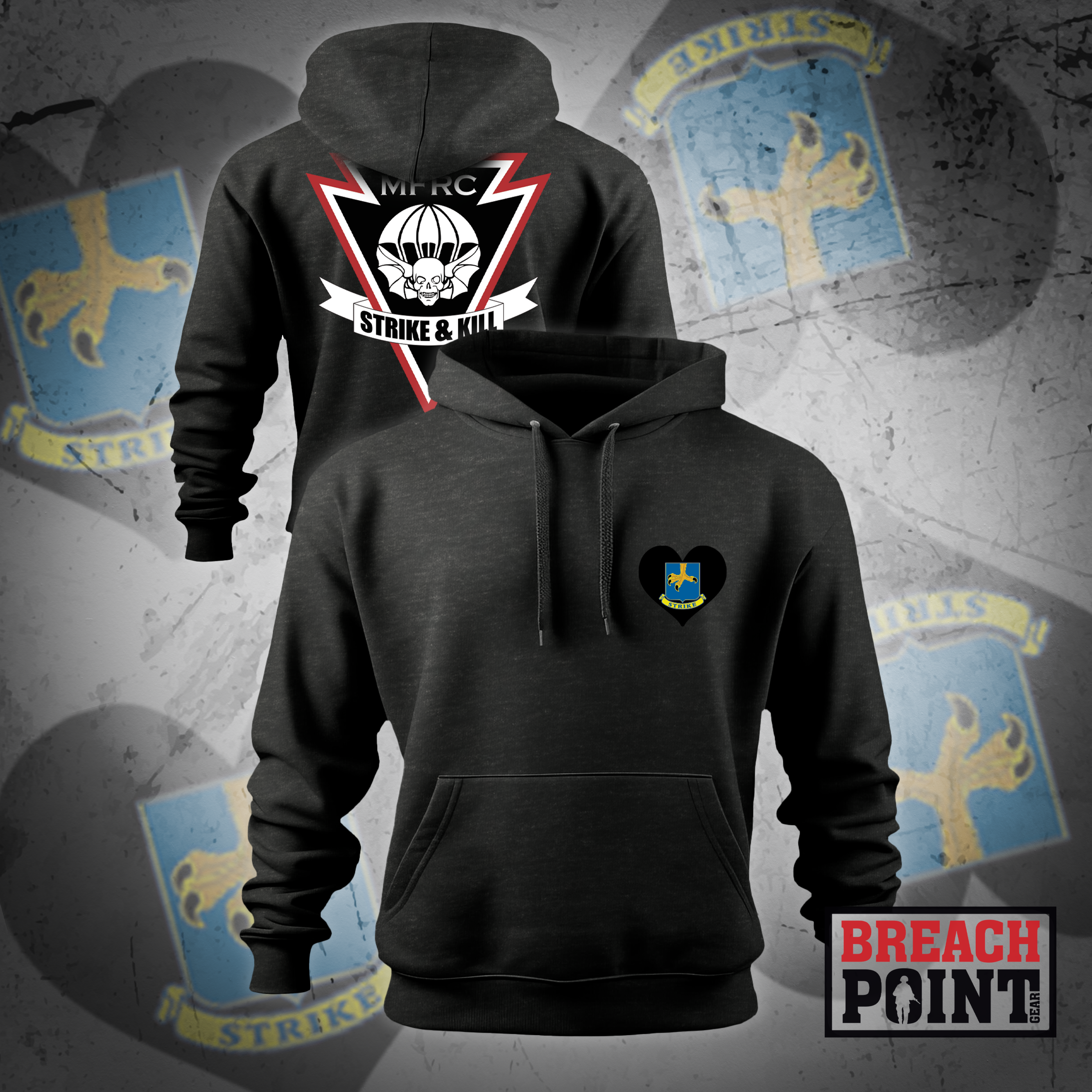 "STRIKE & KILL" MFRC/2MBCT - Hoodie