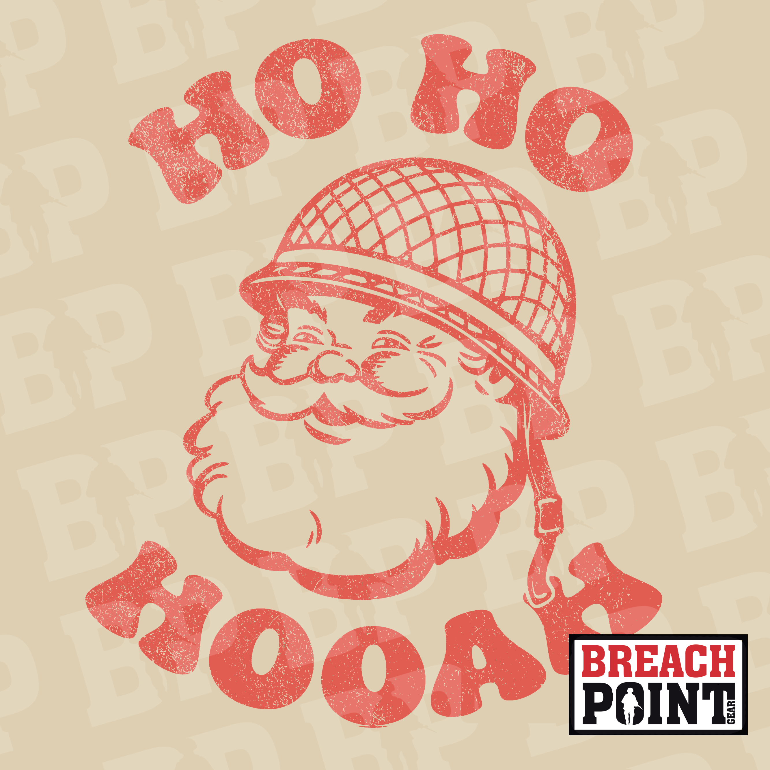 Ho Ho Hooah - Hoodie (Sand)