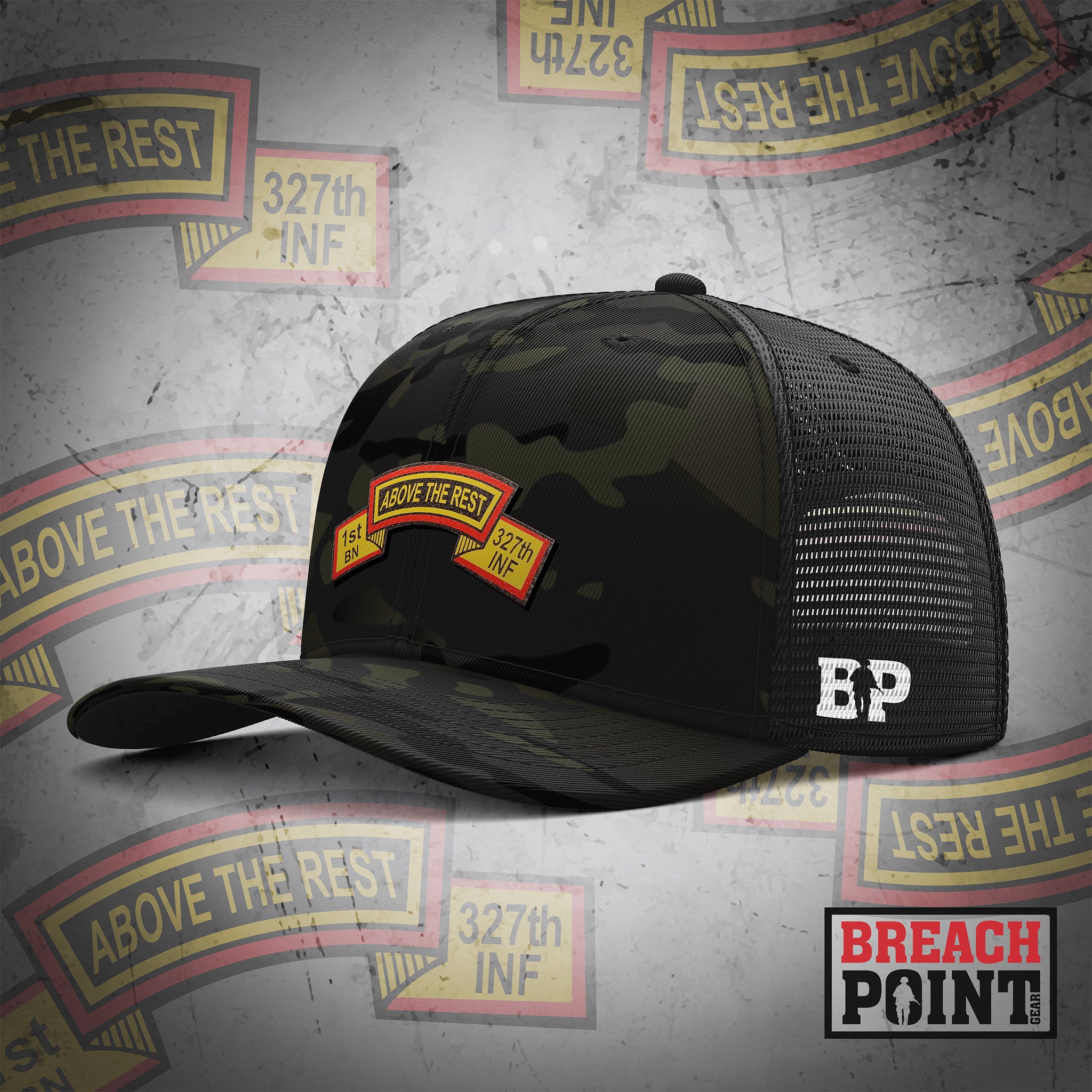 "BULLDOGS" 1-327th Infantry Regiment - Cap