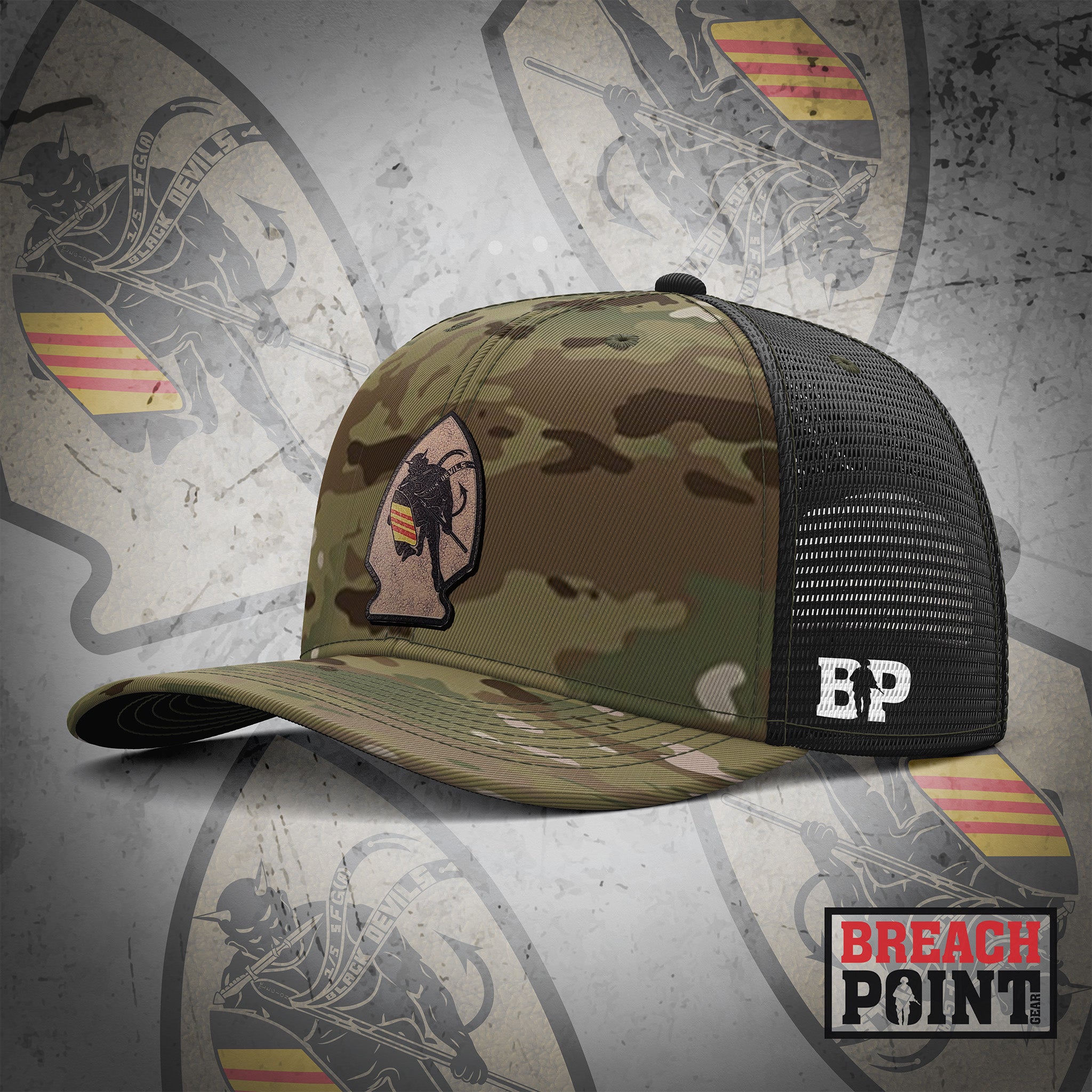 "BLACK DEVILS" Special Forces, 1st Battalion, 5th Group - Cap