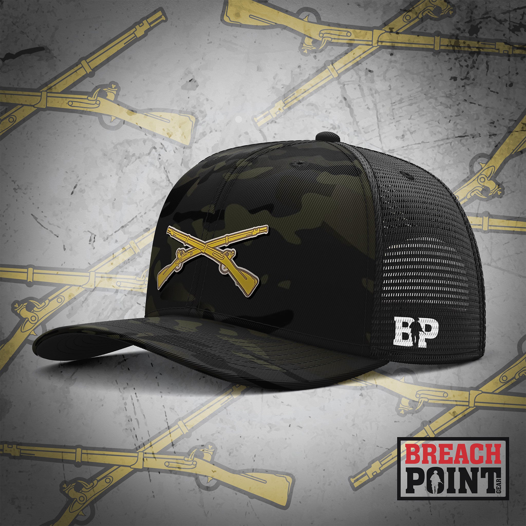 Infantry Branch Insignia - Cap