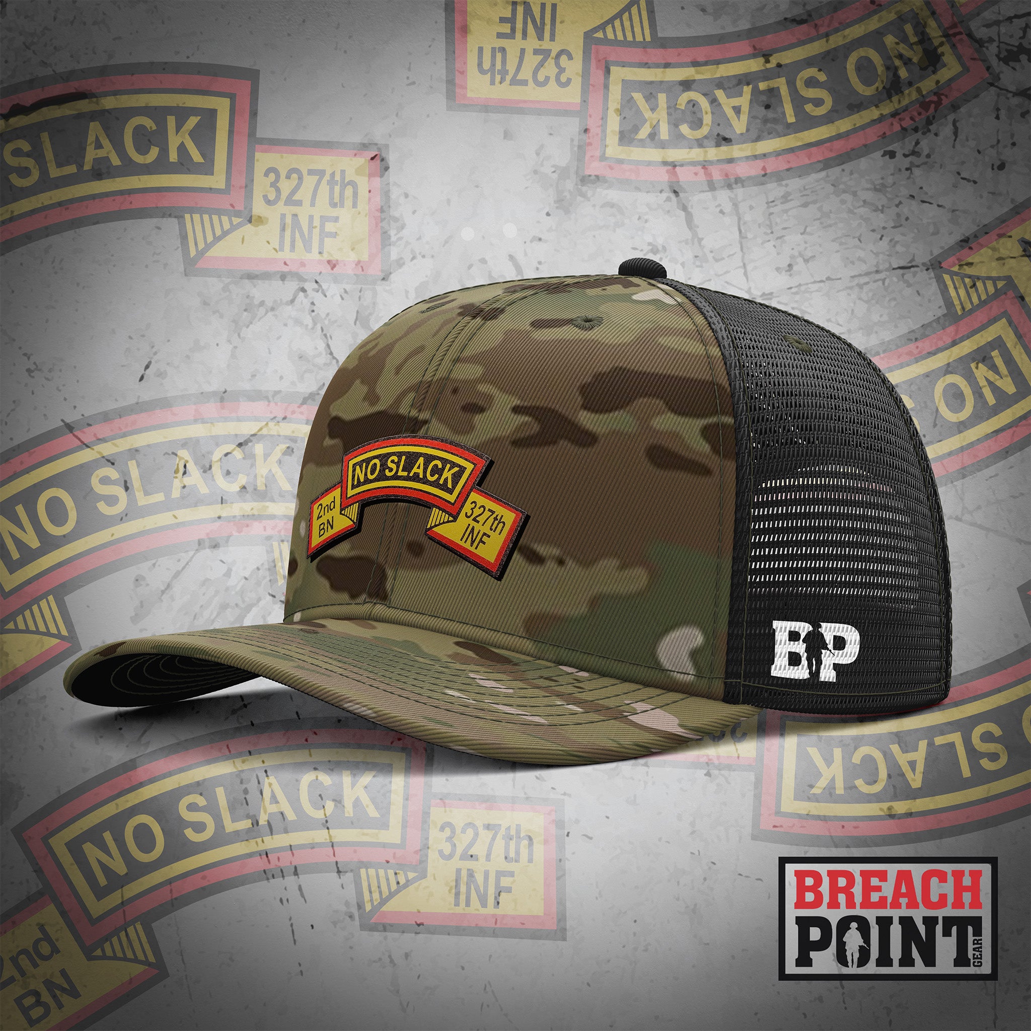 "NO SLACK" 2-327th Infantry Regiment - Cap