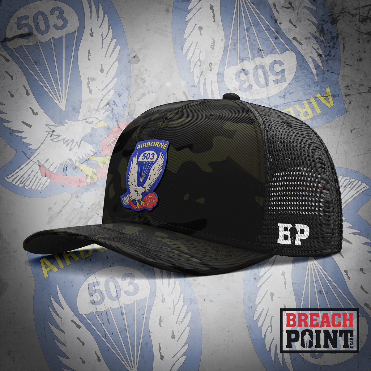 "THE ROCK" 503rd Parachute Infantry Regiment - Cap