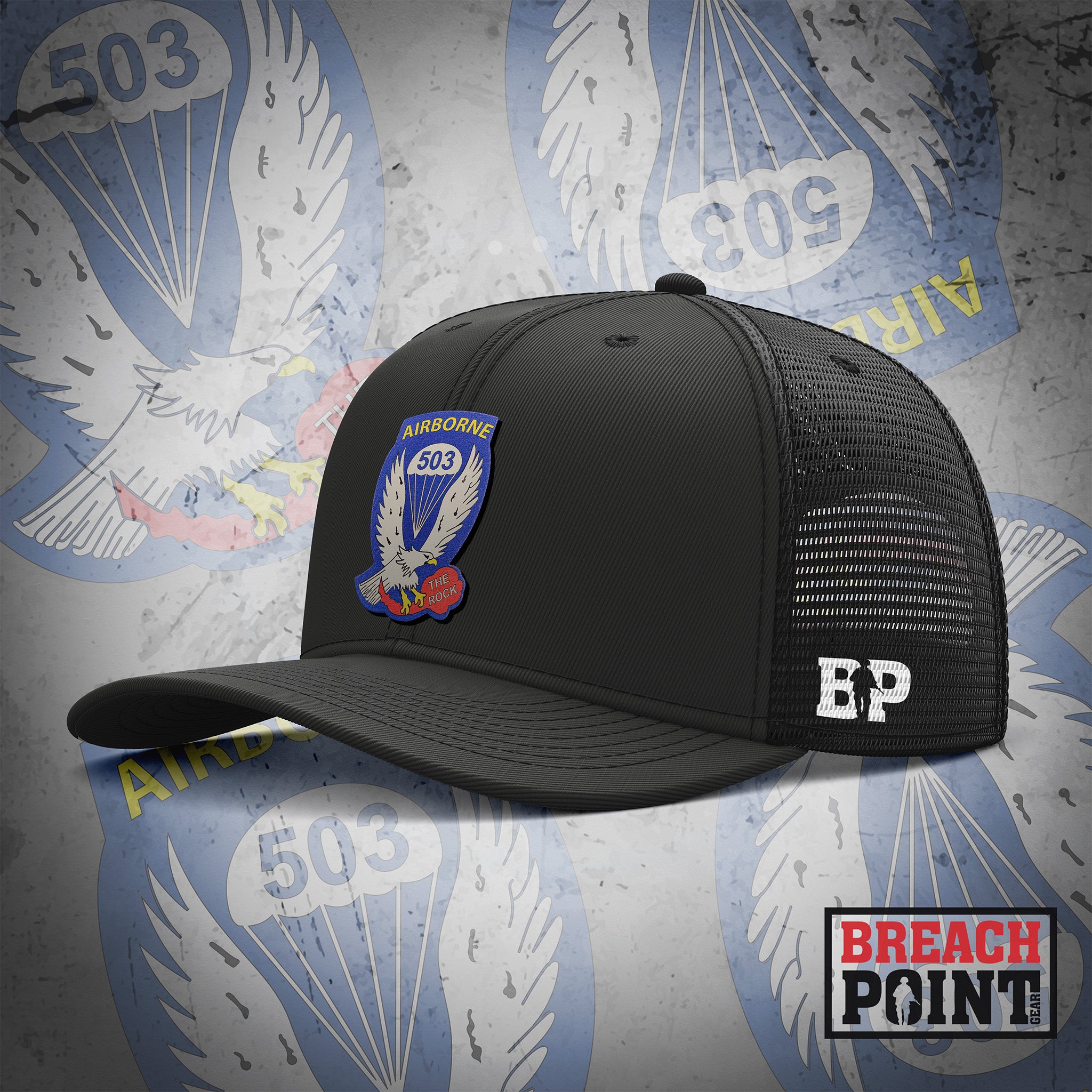 "THE ROCK" 503rd Parachute Infantry Regiment - Cap