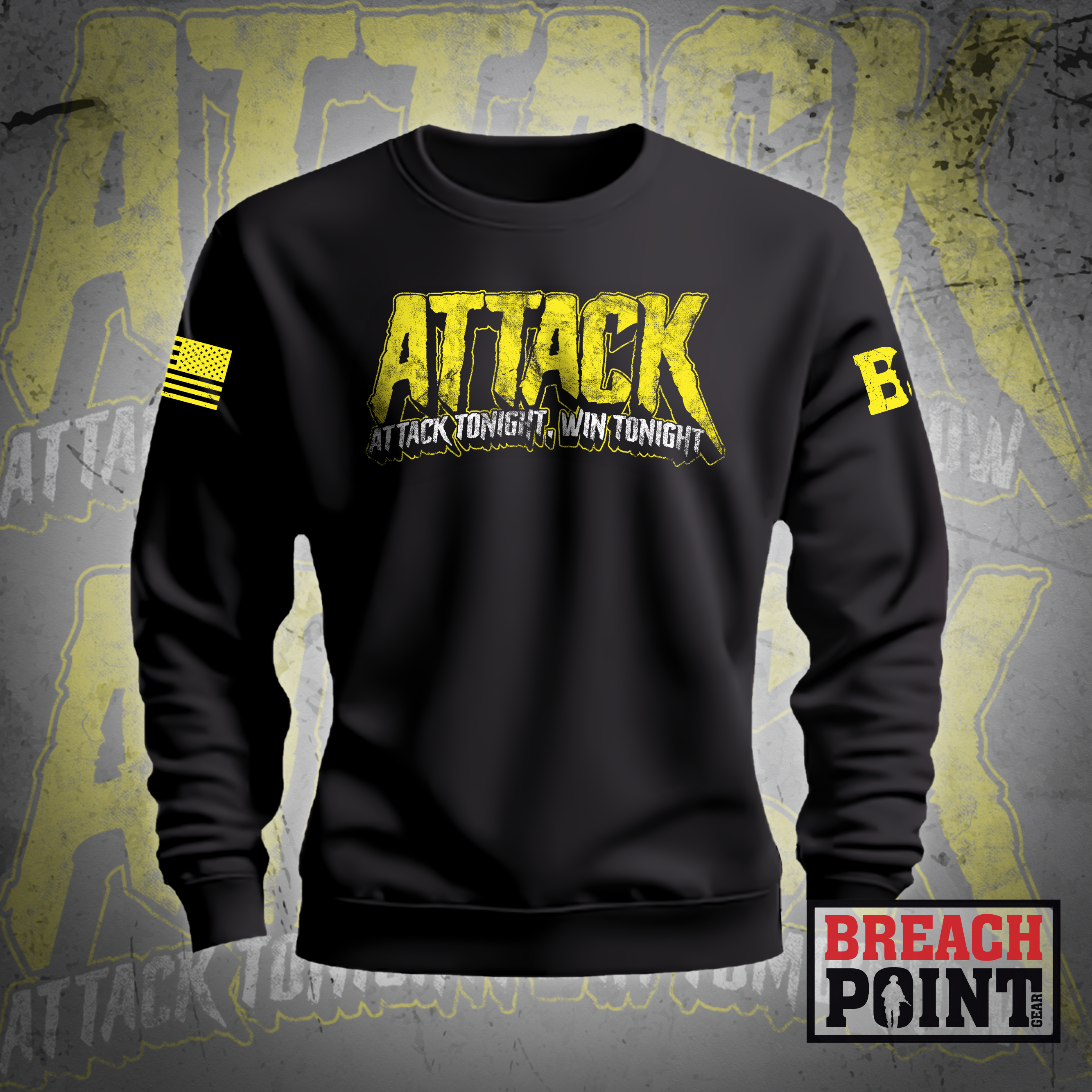 "ATTACK" A/2-502nd Infantry Regiment - Sweatshirt (2)