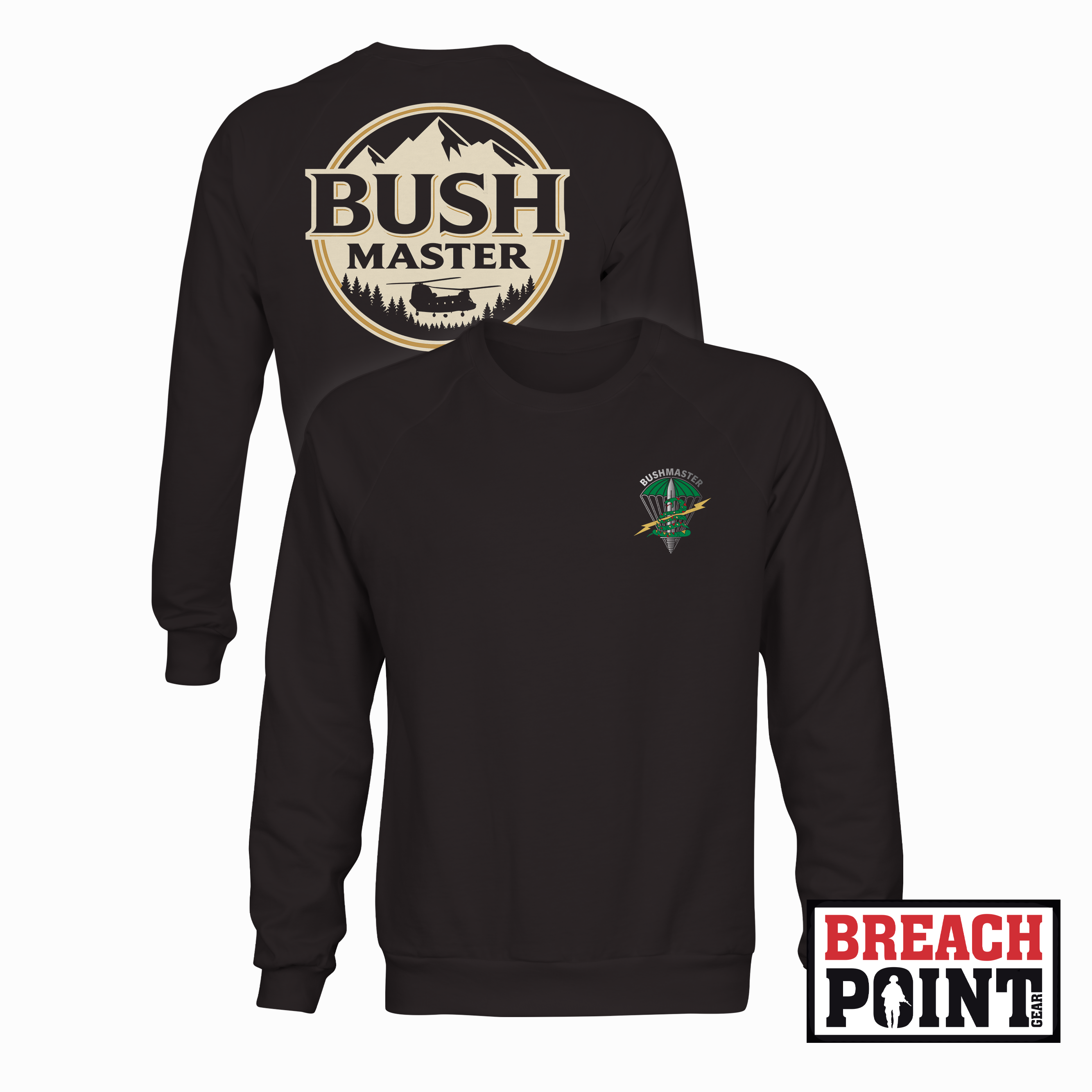 "BUSHMASTER" B/1-327th Infantry Regiment - Sweatshirt (B111)