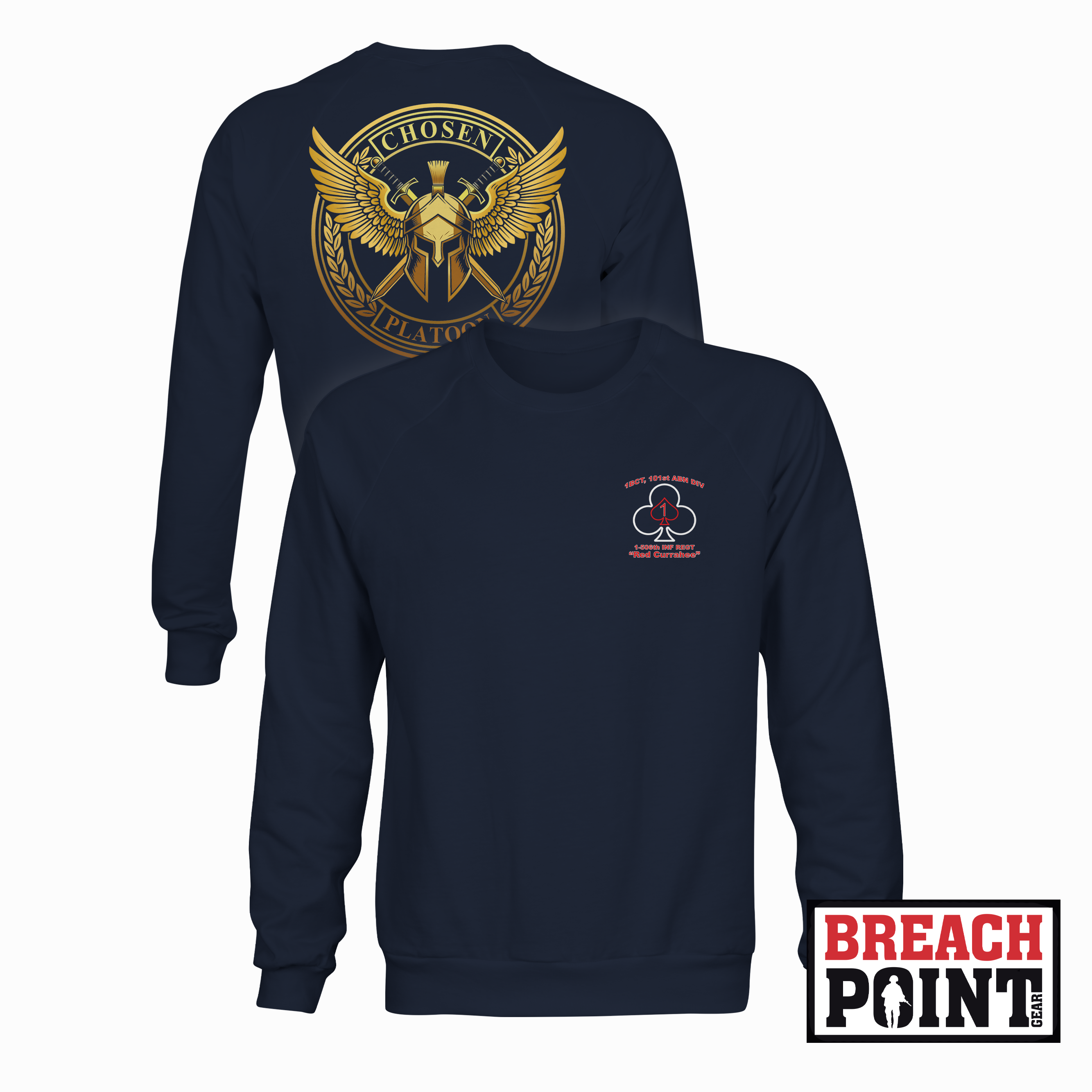 "CHOSEN" 2/B/1-506th Infantry Regiment - Sweatshirt (B113-2)