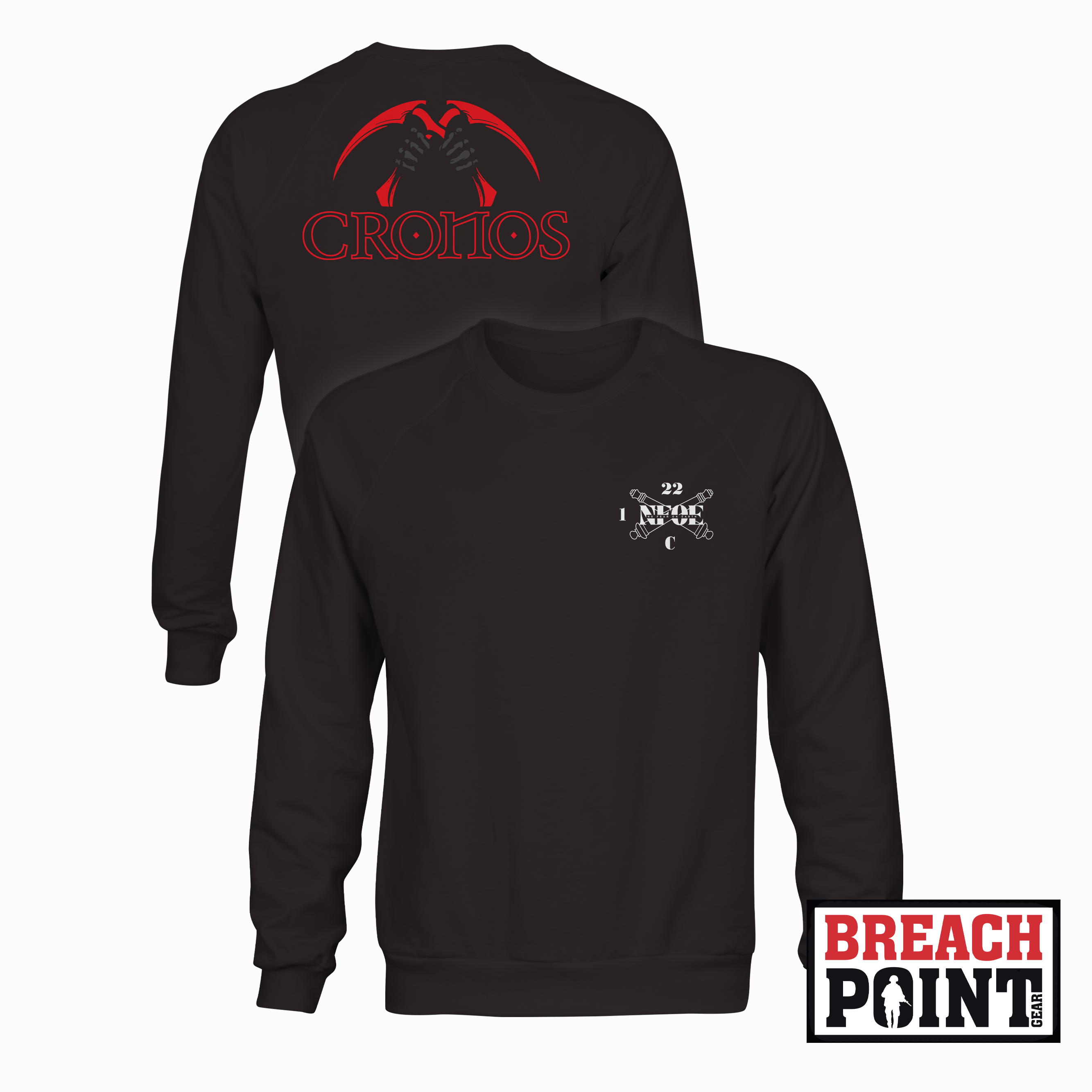 "CRONOS" C/1-22nd Field Artillery Regiment - Sweatshirt (B98)