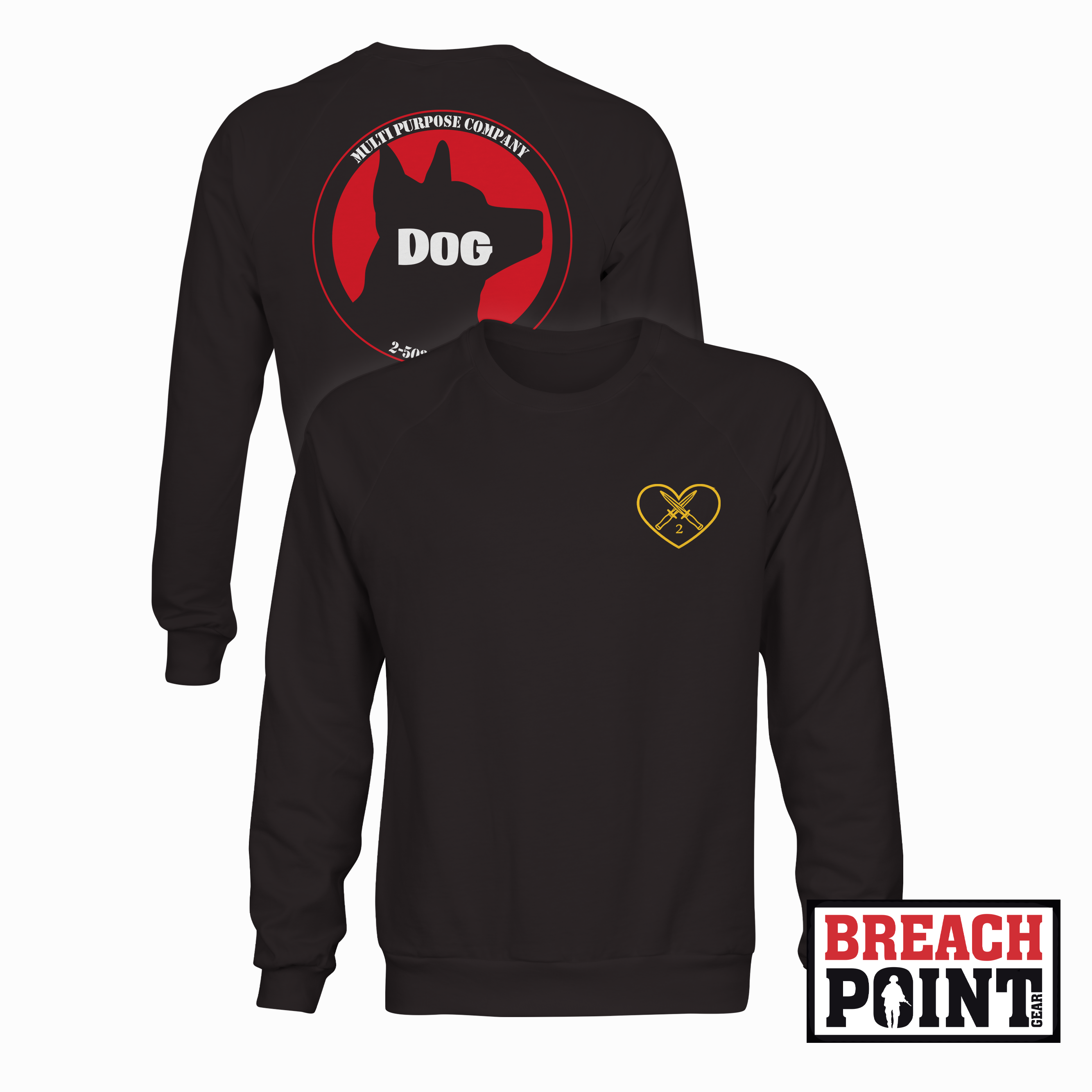 "DOG" MPC/2-502nd Infantry Regiment - Sweatshirt (B96-1)