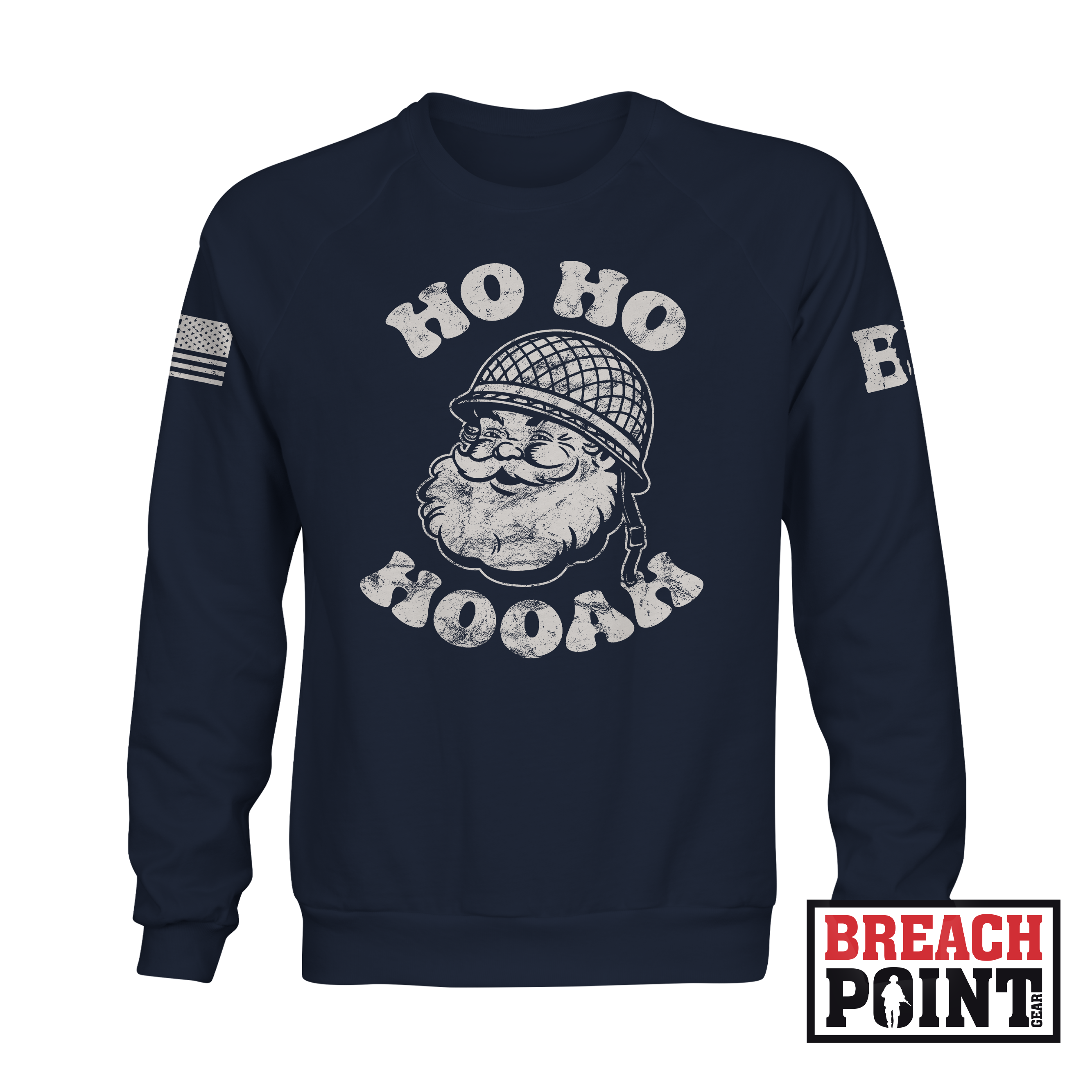 Ho Ho Hooah - Sweatshirt (Blue)