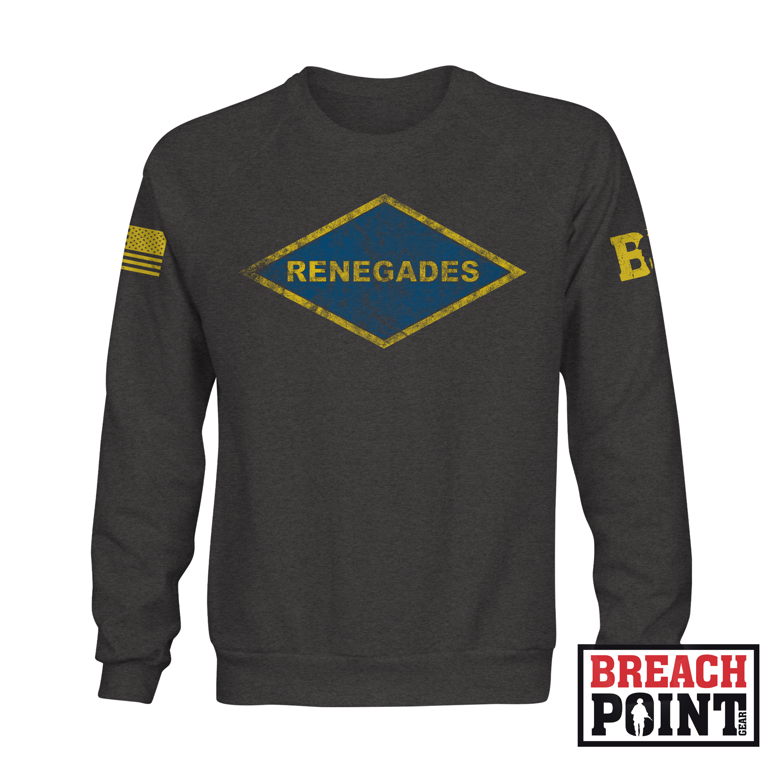"RENEGADES" B/2-502nd Infantry Regiment - Sweatshirt (B87-BP)