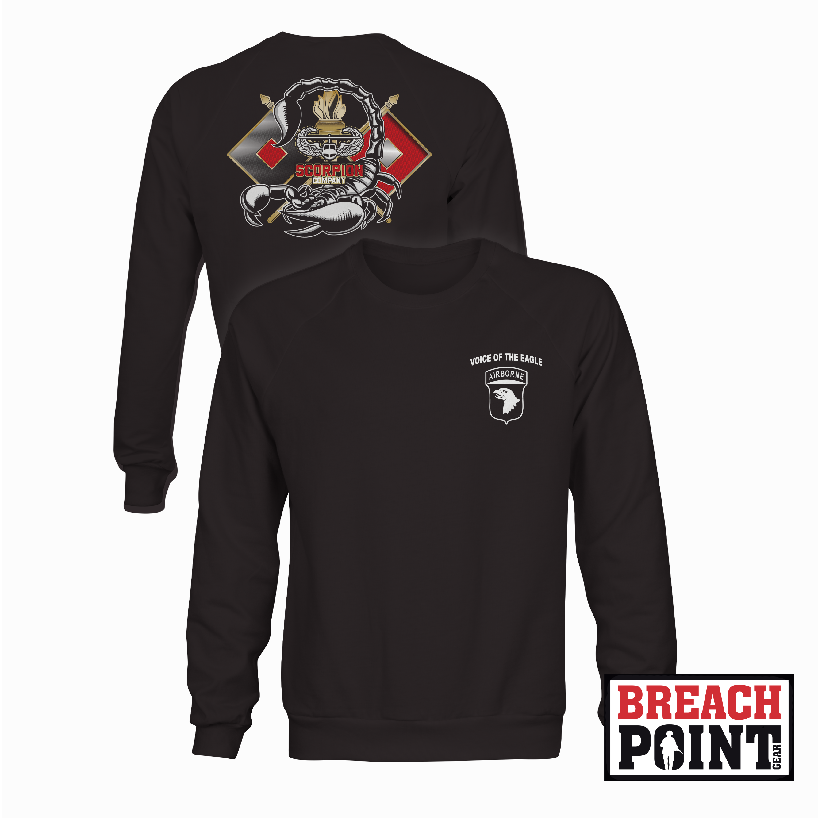 "SCORPION" B/21st Division Signal Battalion - Sweatshirt (B117)