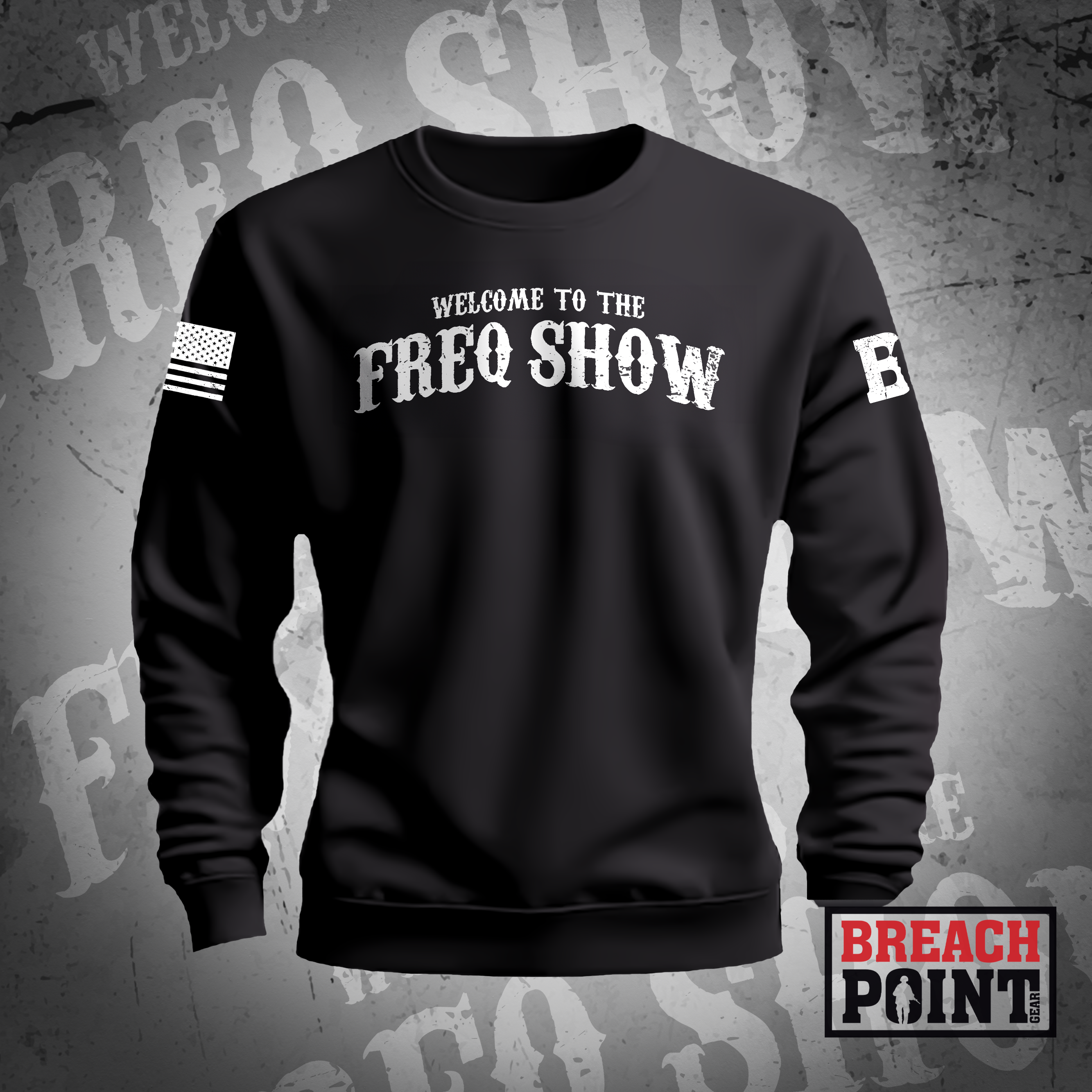 "FREQ SHOW" Cyber Platoon/MPC/2-327th Infantry Regiment - Sweatshirt (2)
