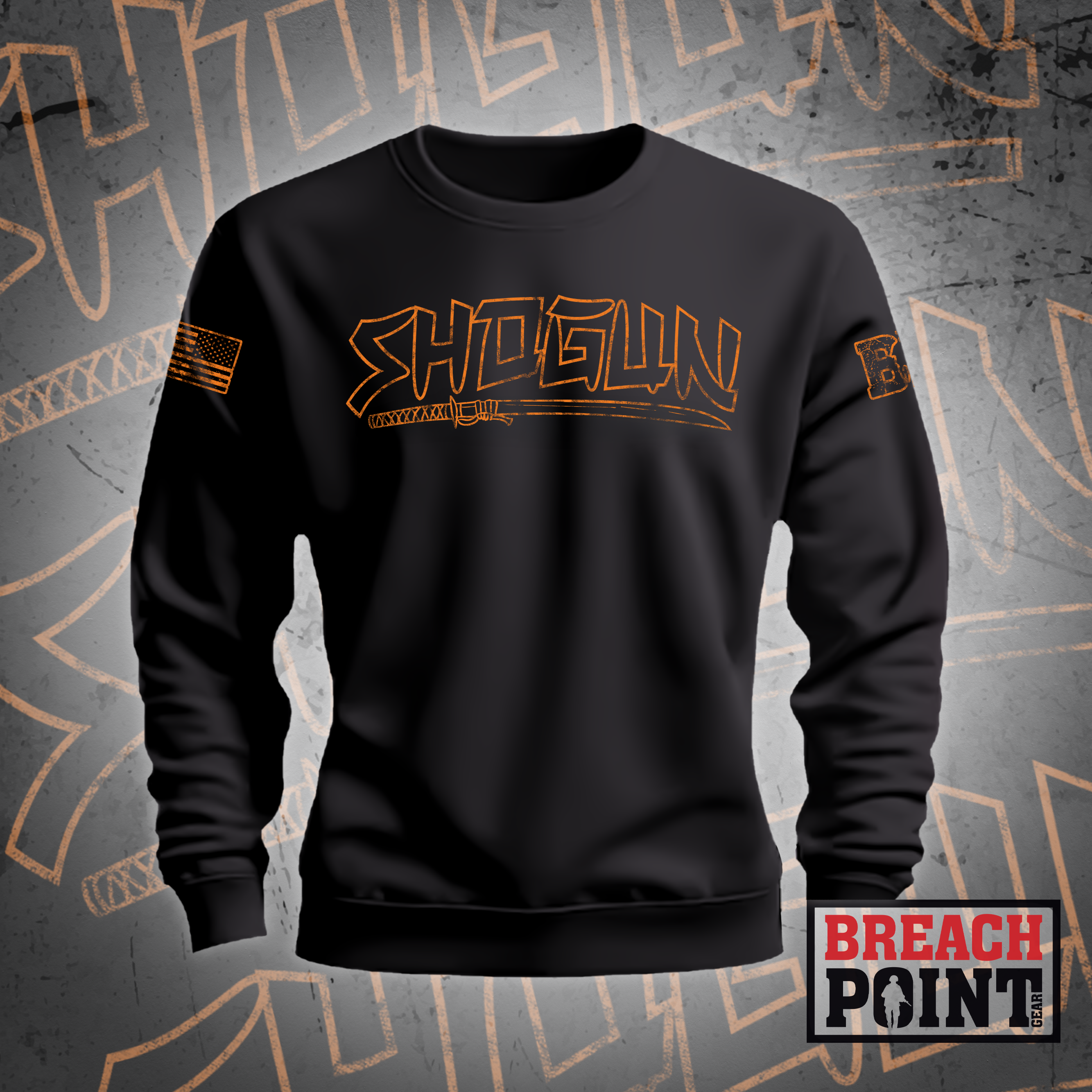 "SHOGUN" HHC/101st Division, Signal Battalion - Sweatshirt (2)