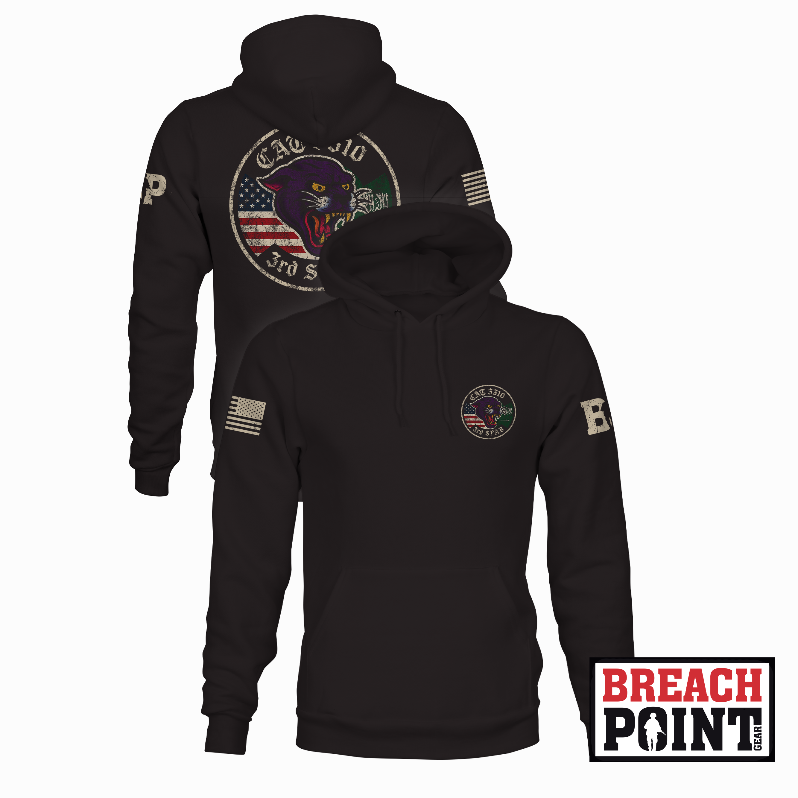 "3310" 3-3rd Security Force Assistance Brigade - Hoodie (B103_BP)