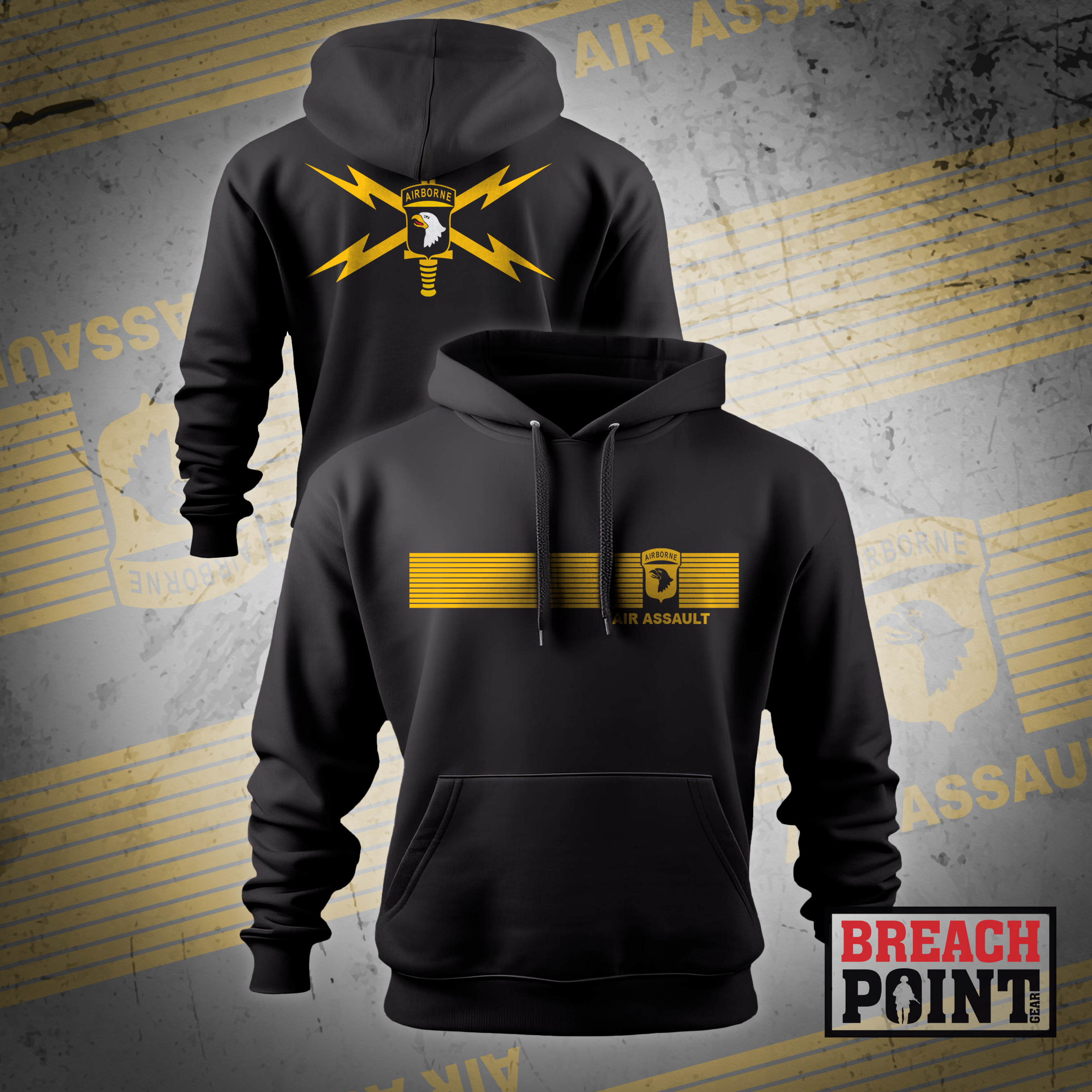 "G39" 101 Airborne Division, Headquarters and Headquarters Battalion - Hoodie (2)