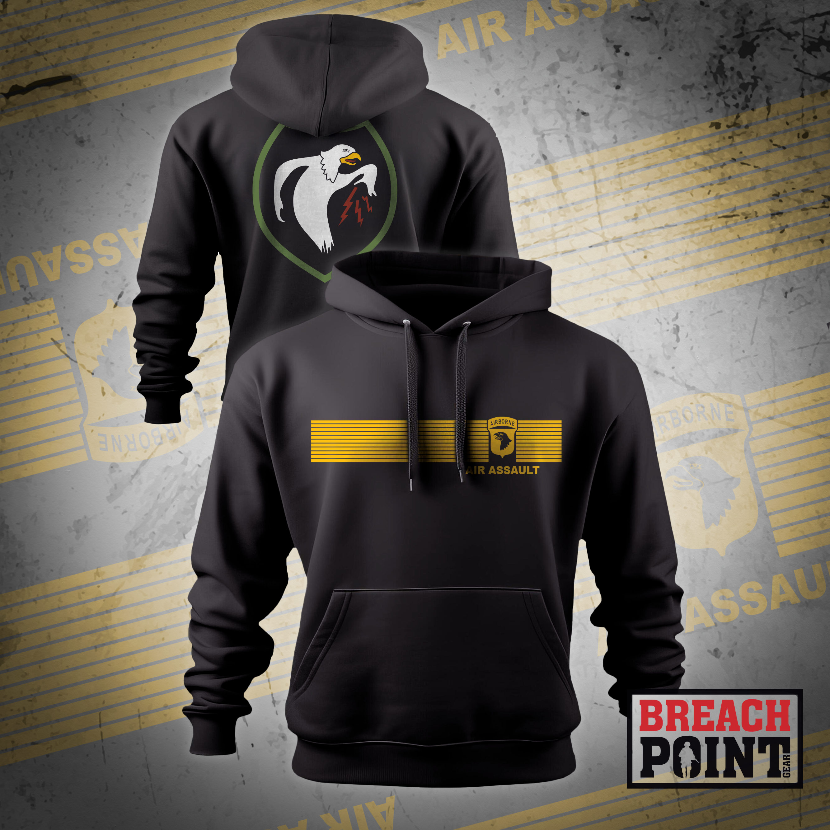 "G39" 101 Airborne Division, Headquarters and Headquarters Battalion - Hoodie (3)