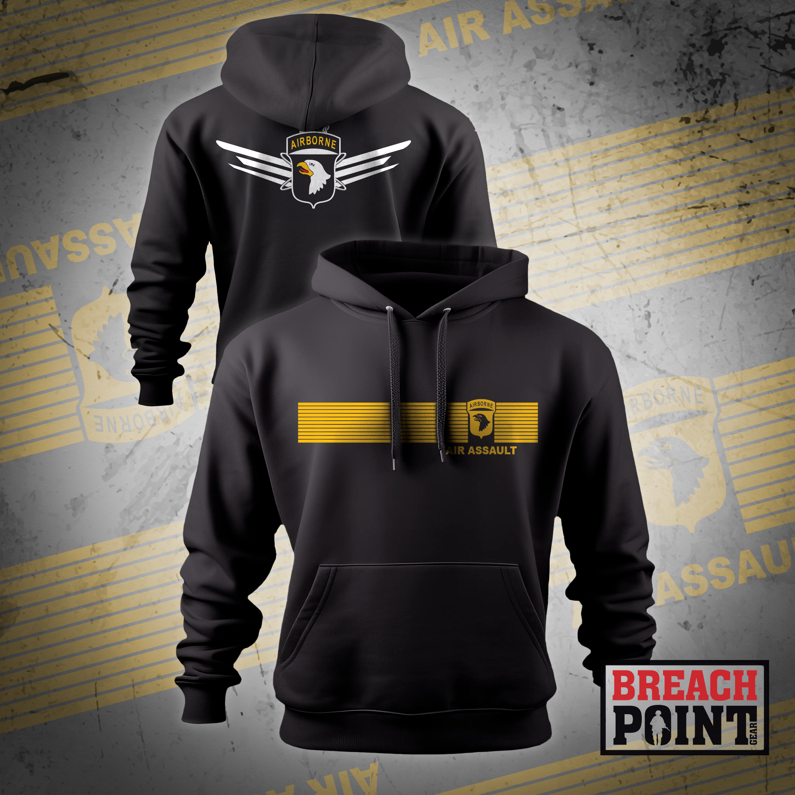 "G39" 101 Airborne Division, Headquarters and Headquarters Battalion - Hoodie (4)