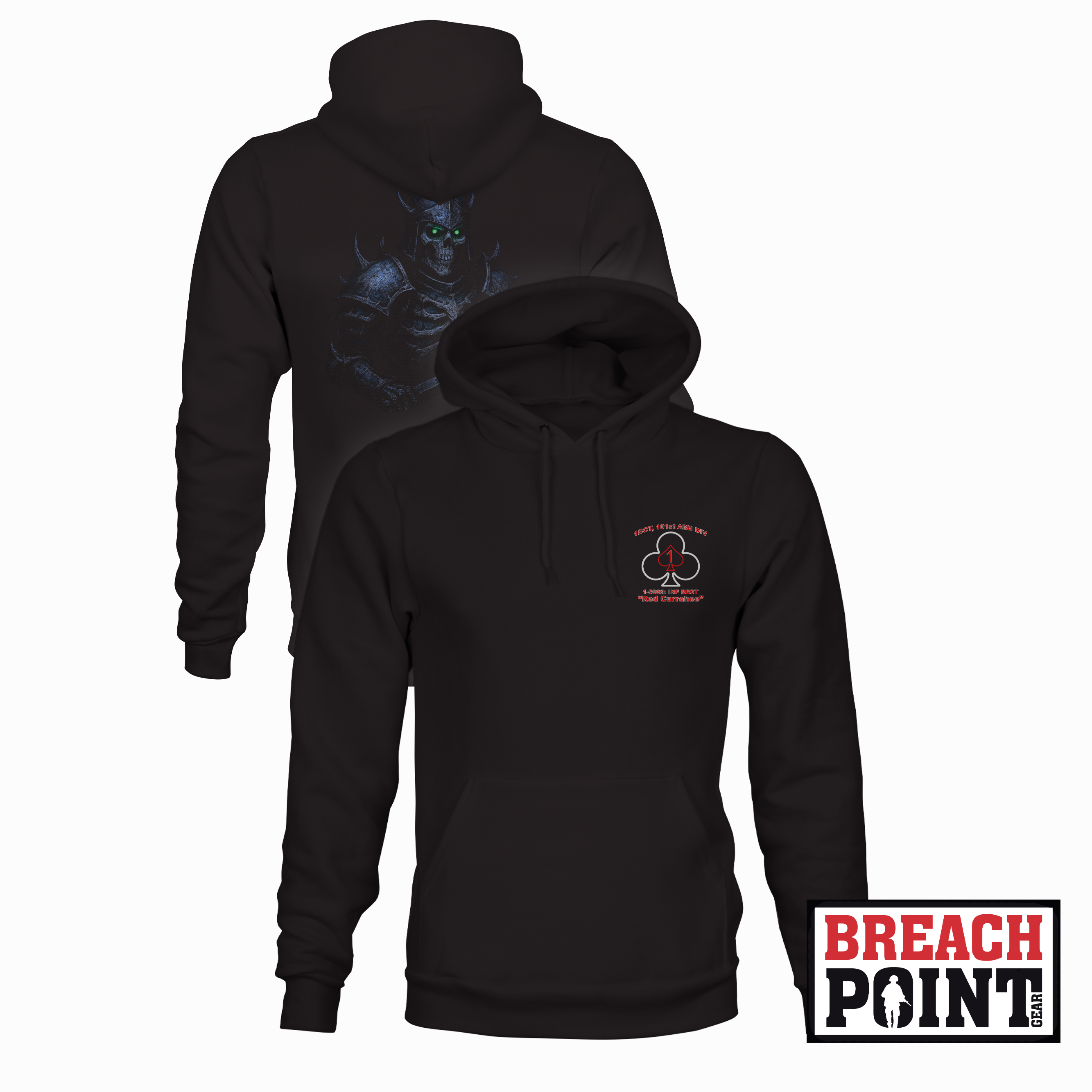"GRAVEWALKER" 1/B/1-506th Infantry Regiment - Hoodie (B114)