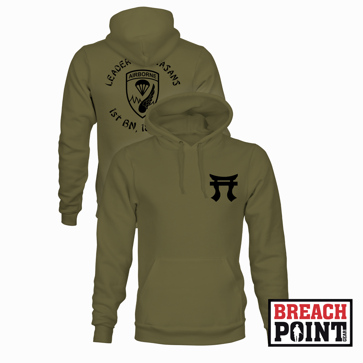 "LEADER" 1-187th Infantry Regiment - Hoodie (A36-5)
