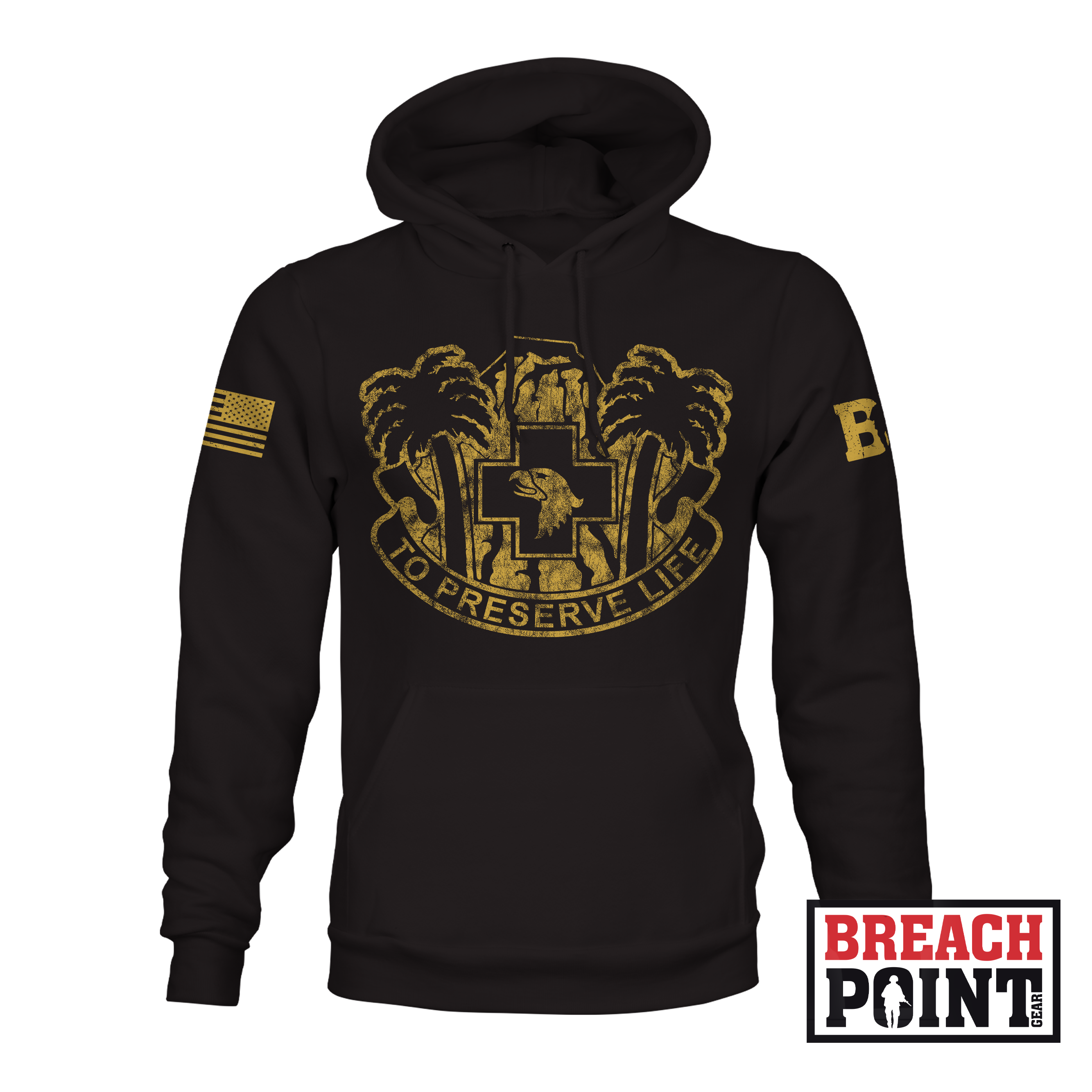 "MEDICS OF DESTINY" 531st Hospital Center - Hoodie (B97_BP)