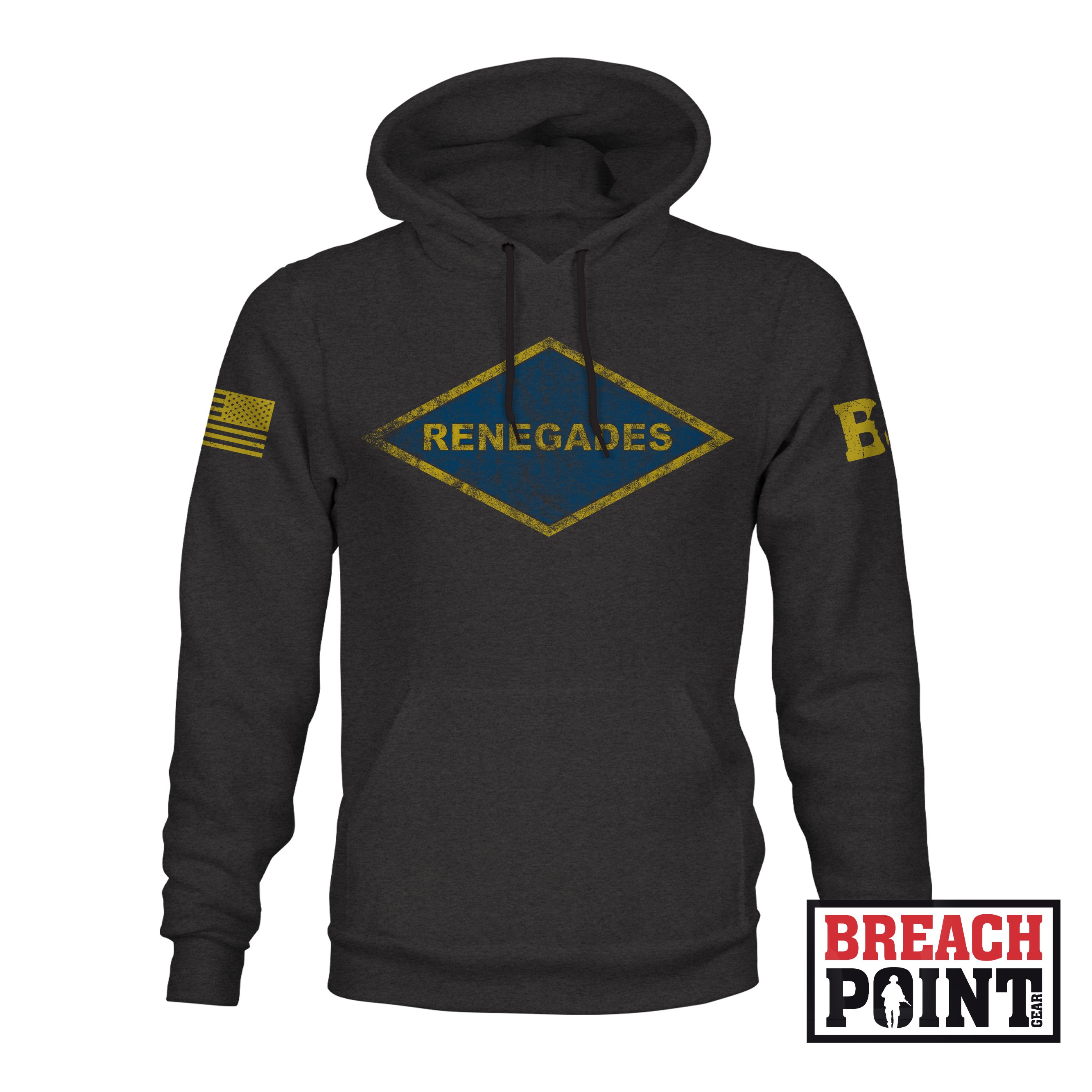 "RENEGADES" B/2-502nd Infantry Regiment - Hoodie (B87-BP)