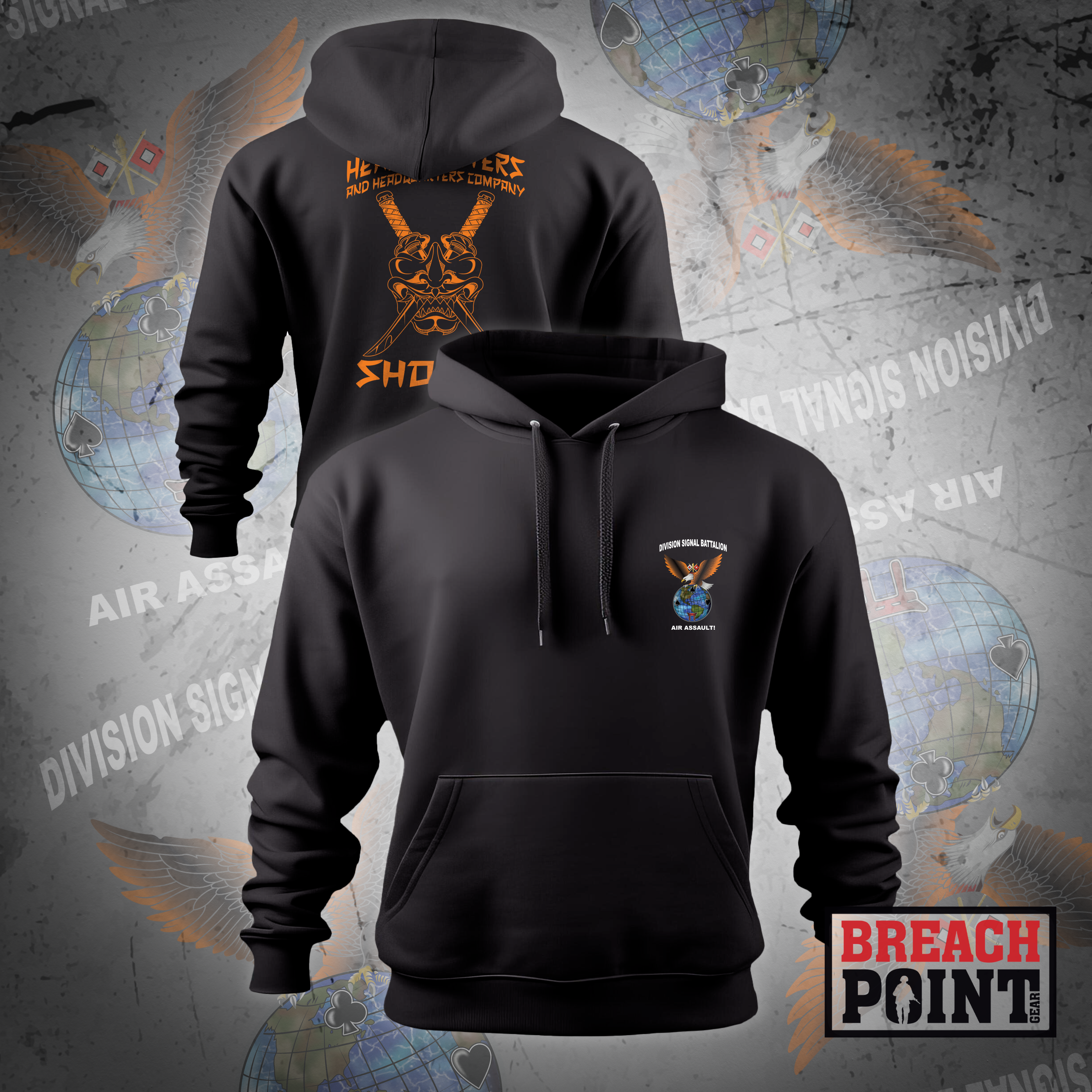 "SHOGUN" HHC/101st Division, Signal Battalion - Hoodie (1)