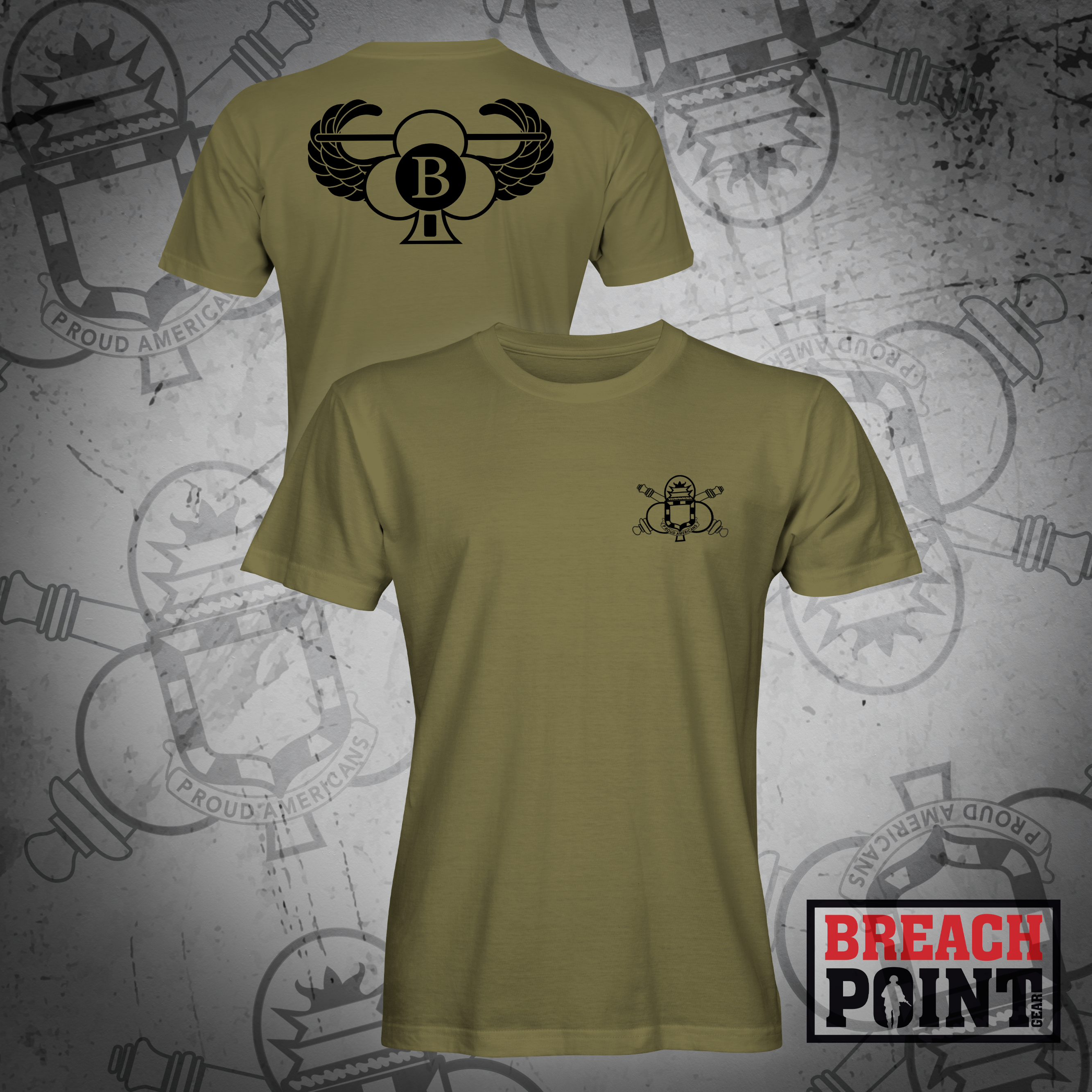 "BOLDSTEEL" 2-32 Field Artillery Regiment - Military Tee (B81)