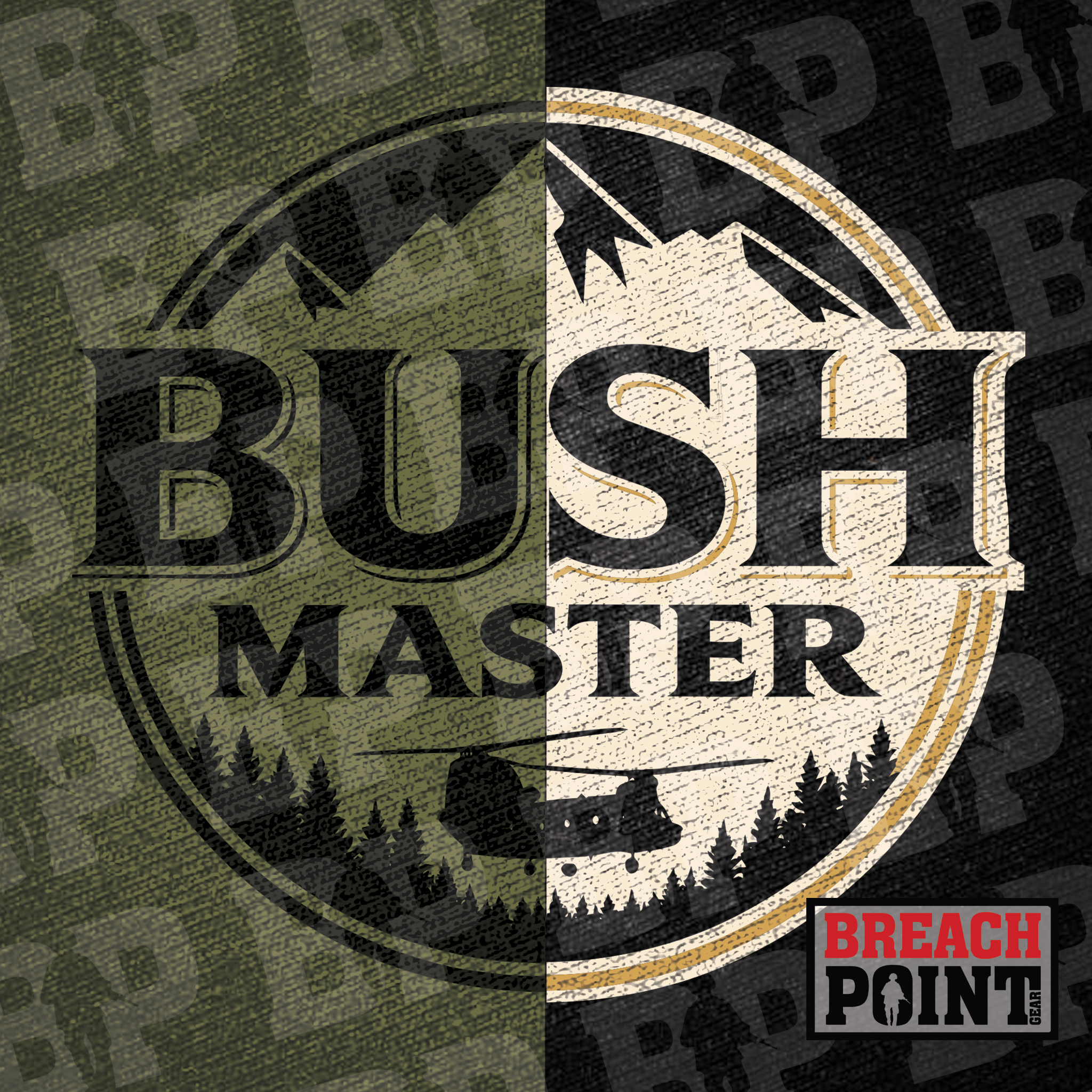 "BUSHMASTER" B/1-327th Infantry Regiment - Military Tee (B111)