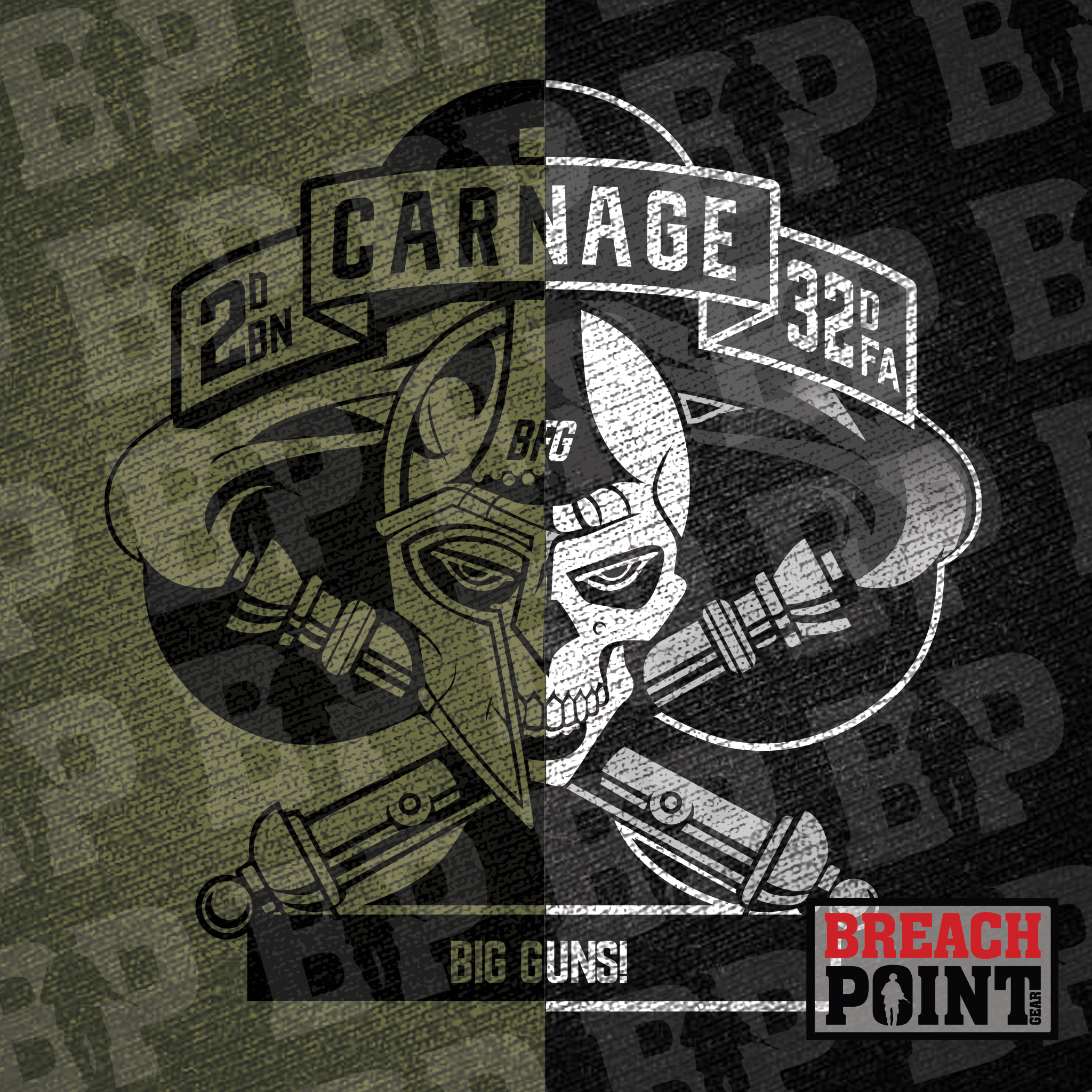 "CARNAGE" C/2-32 Field Artillery Regiment - Sweatshirt (B94-2)