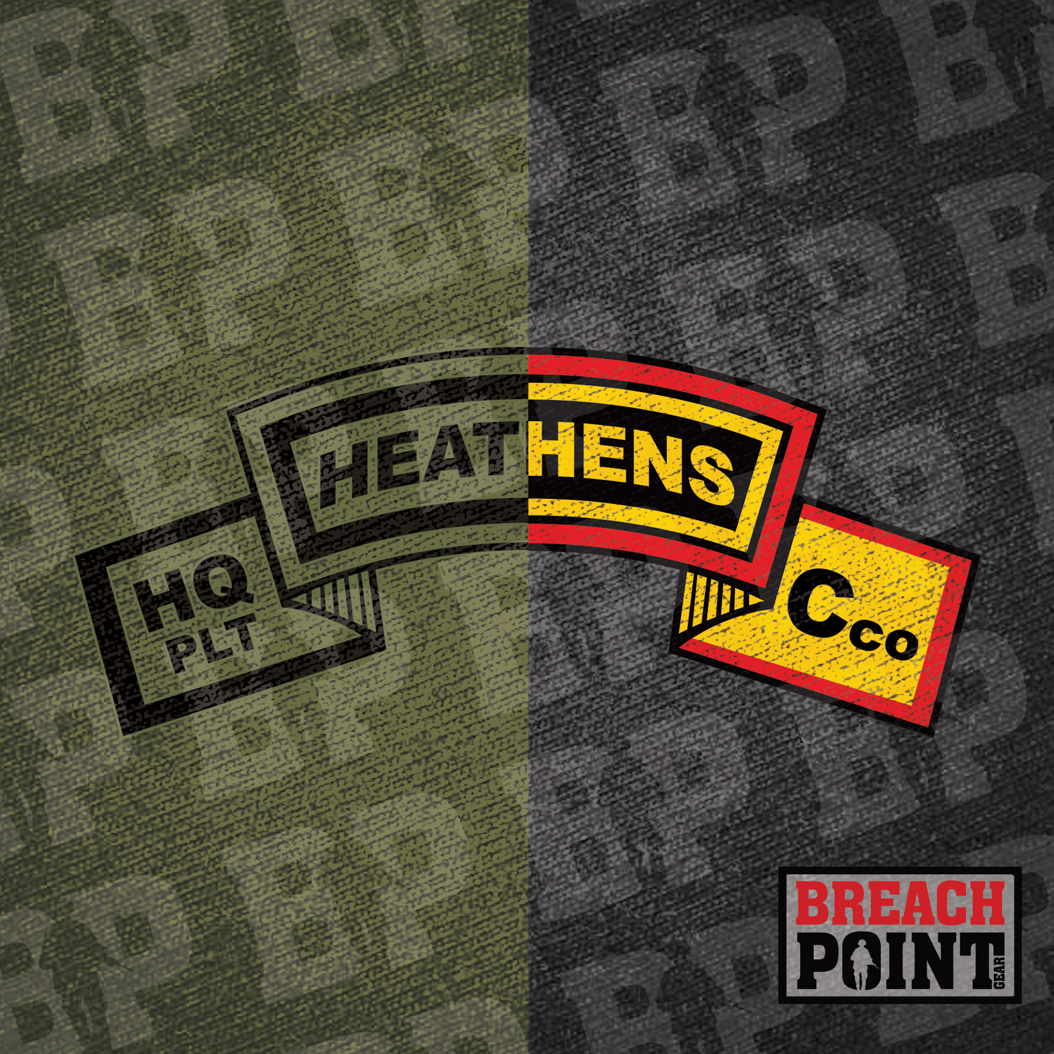 "HEATHENS" HQ/C/2-327th Infantry Regiment - Hoodie