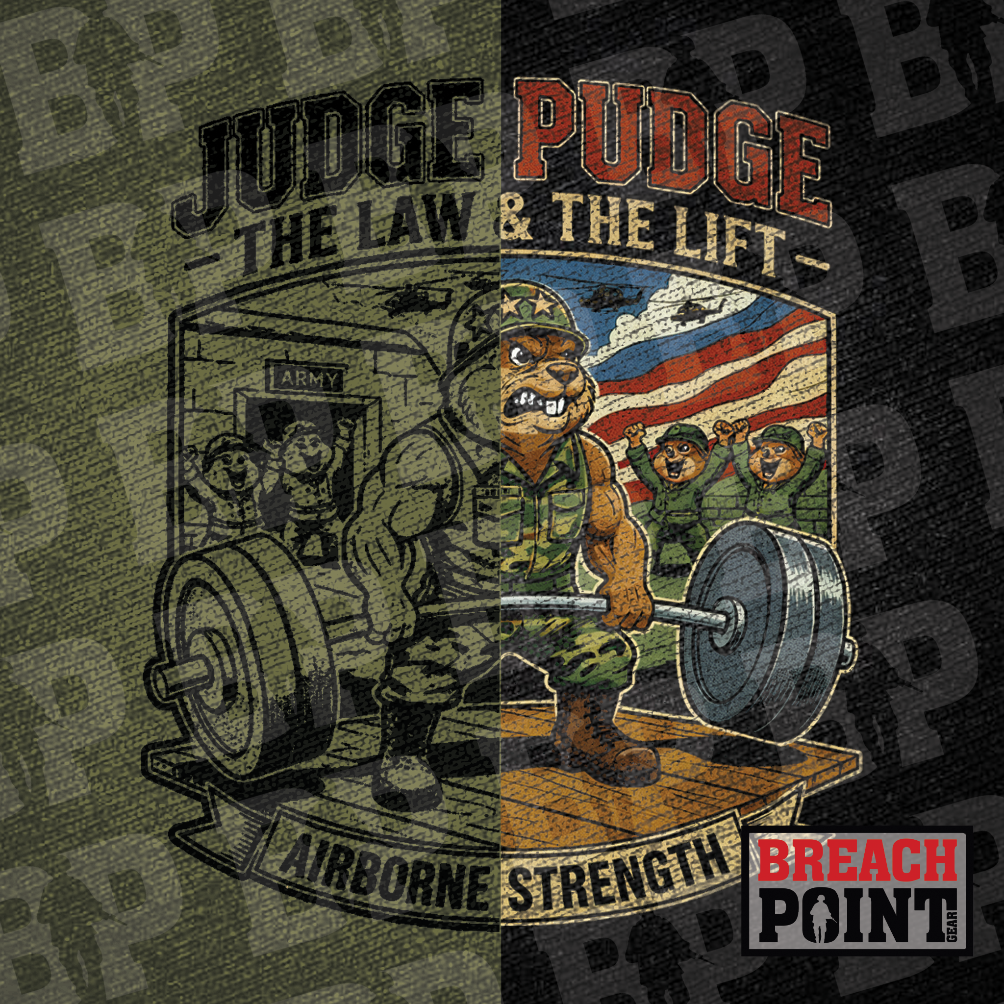 "JUSTICE" 101st Airborne Staff Judge Advocate - Sweatshirt (B55-2)