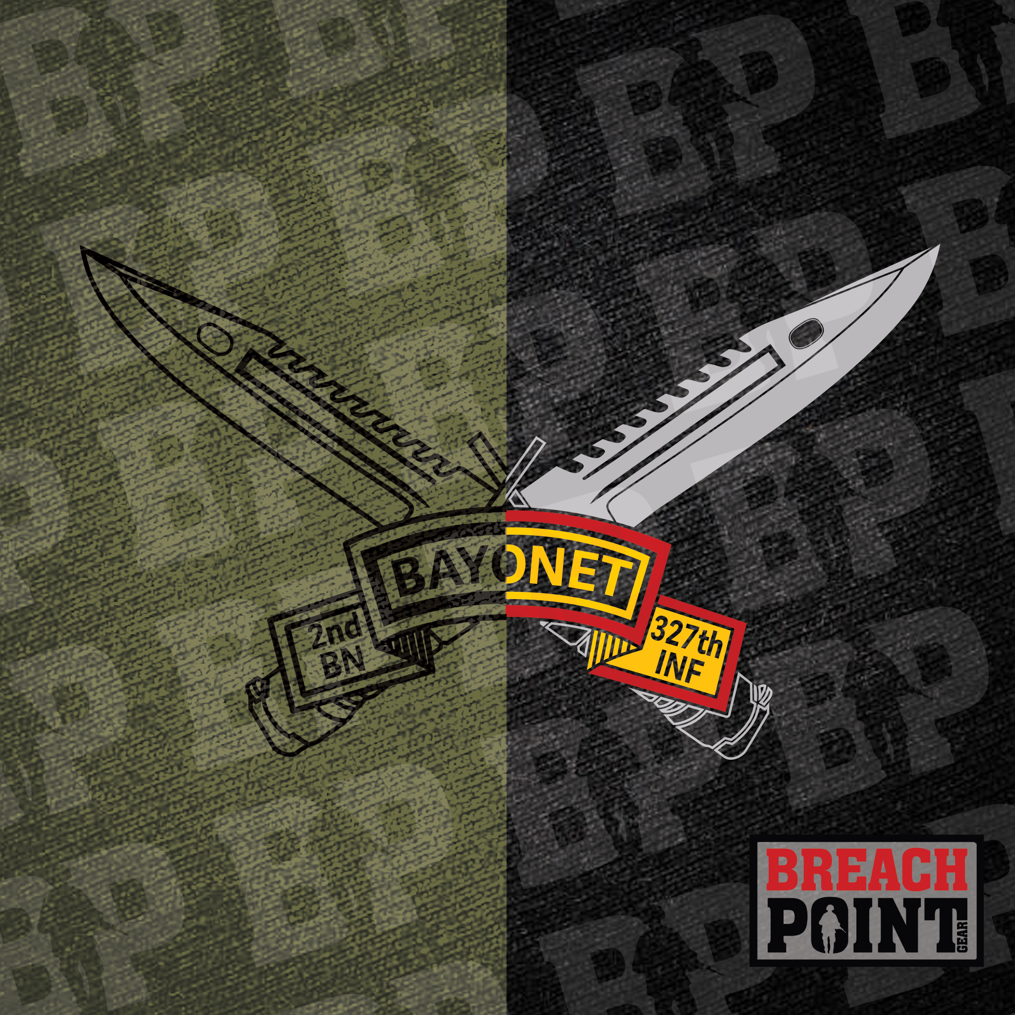 "REVERENDS" 2/B/2-327th Infantry Regiment - Military Tee (B102)