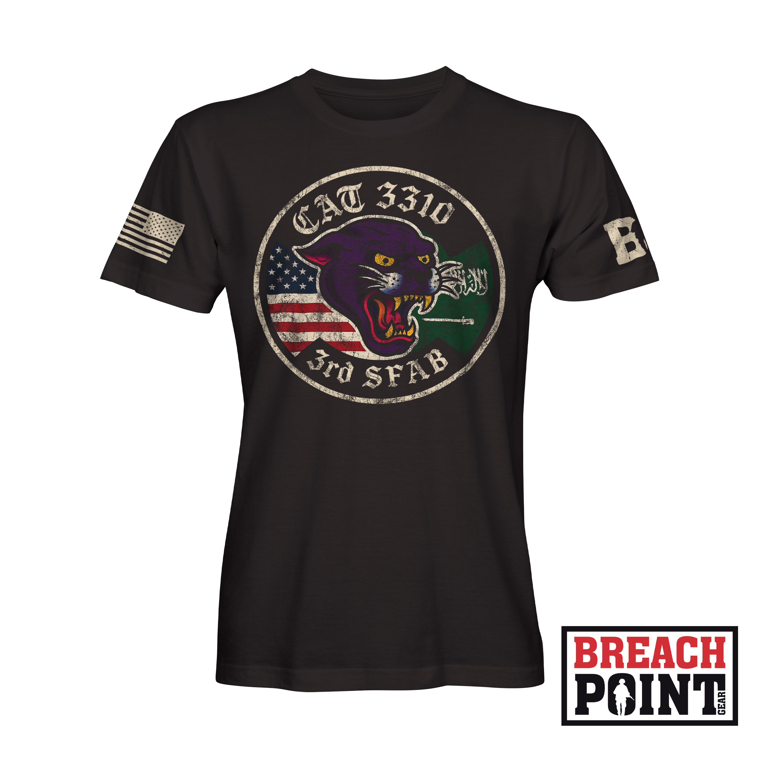 "3310" 3-3rd Security Force Assistance Brigade - T-Shirt (B103_BP)