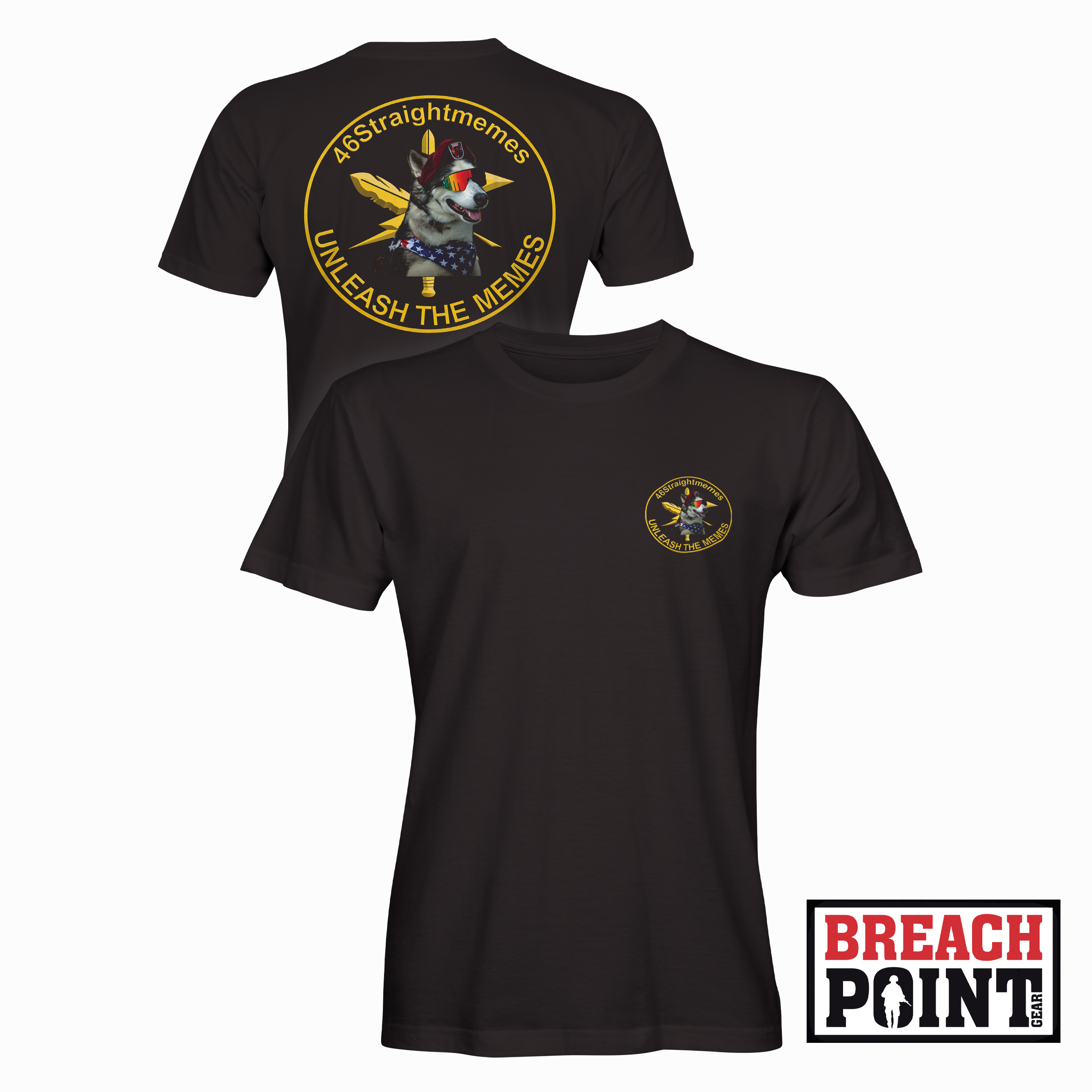 46STRAIGHTMEMES - T-Shirt (B99)