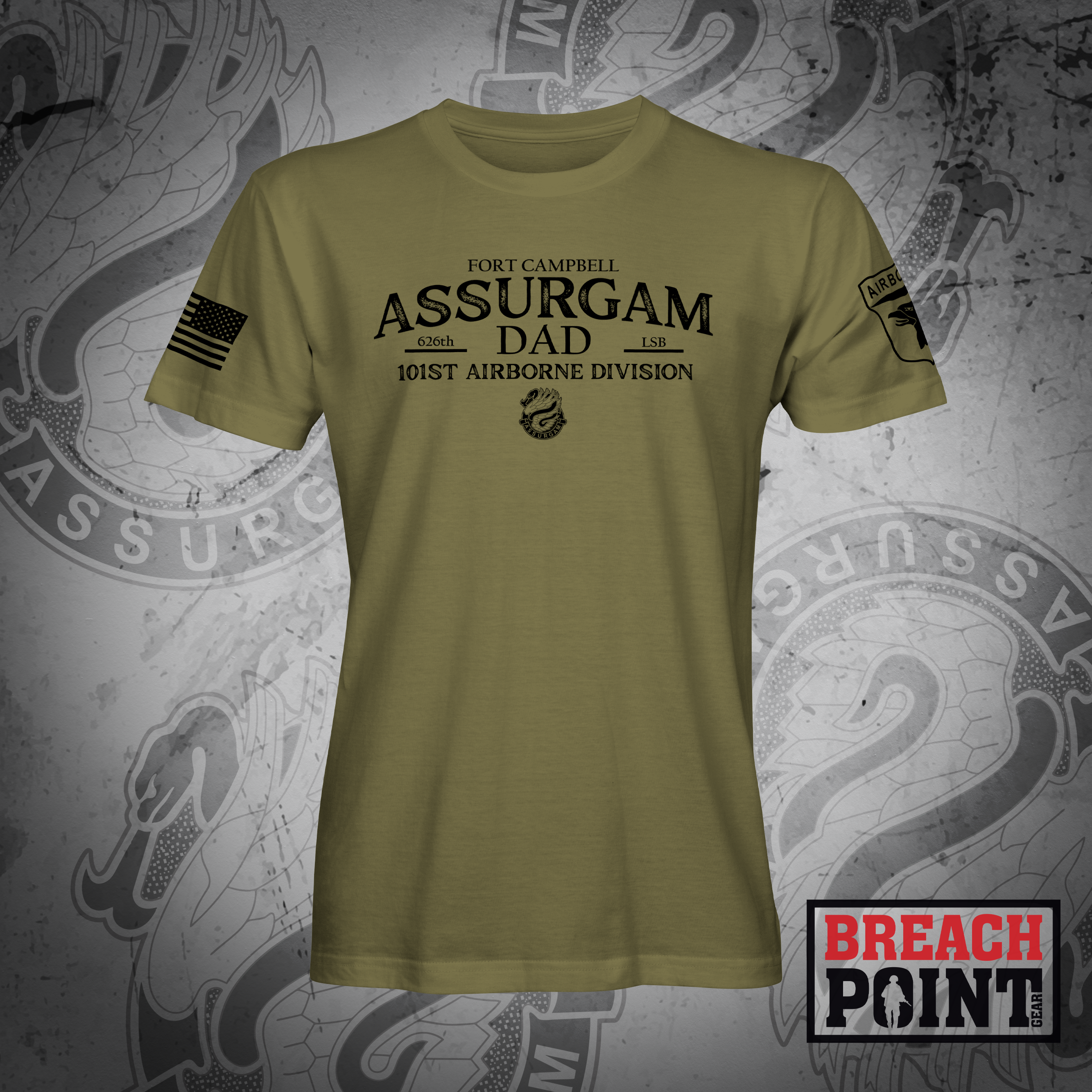 ASSURGAM DAD - Military Tee (A22)