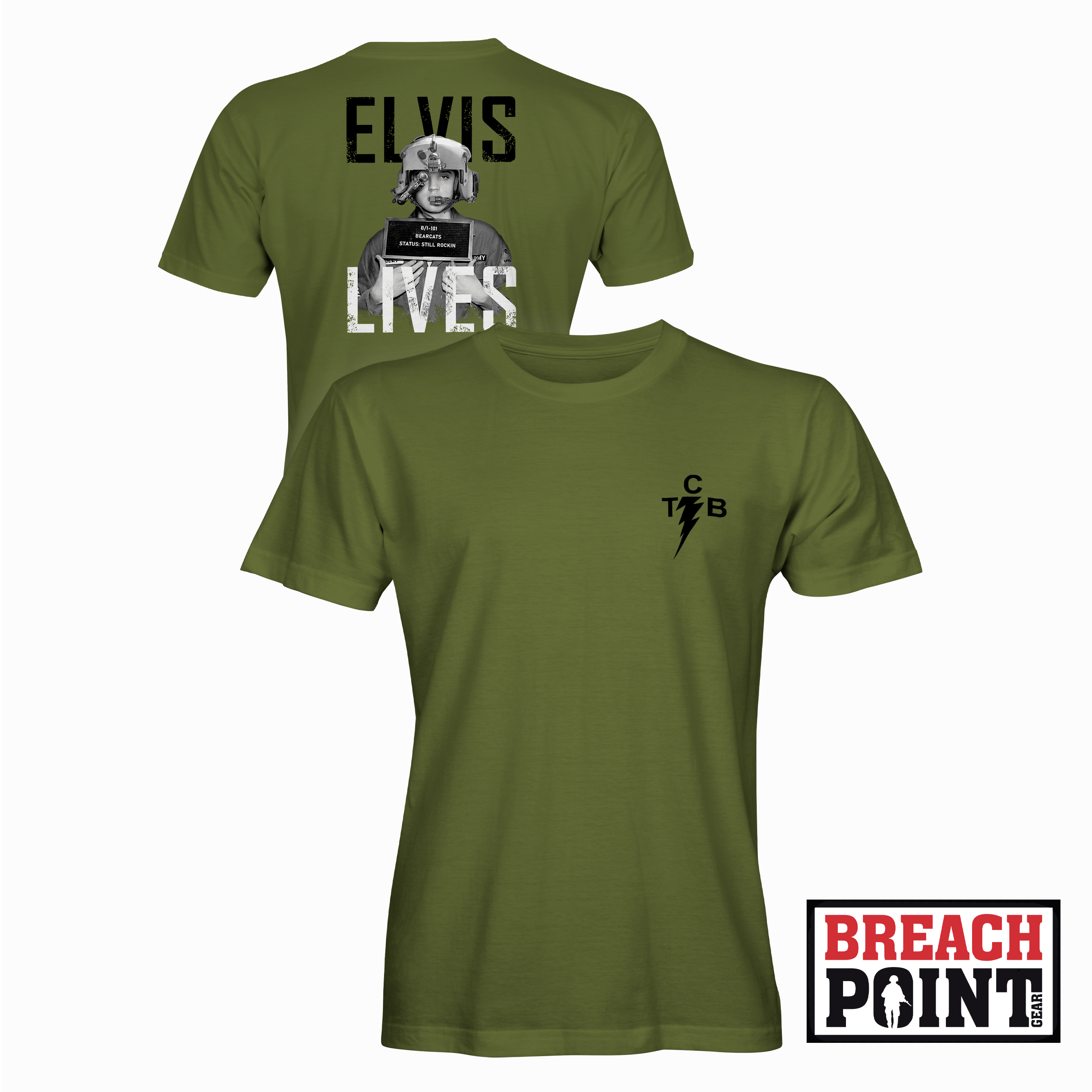 "BEARCATS" B/1-101st Combat Aviation Brigade - T-Shirt (B128-10)