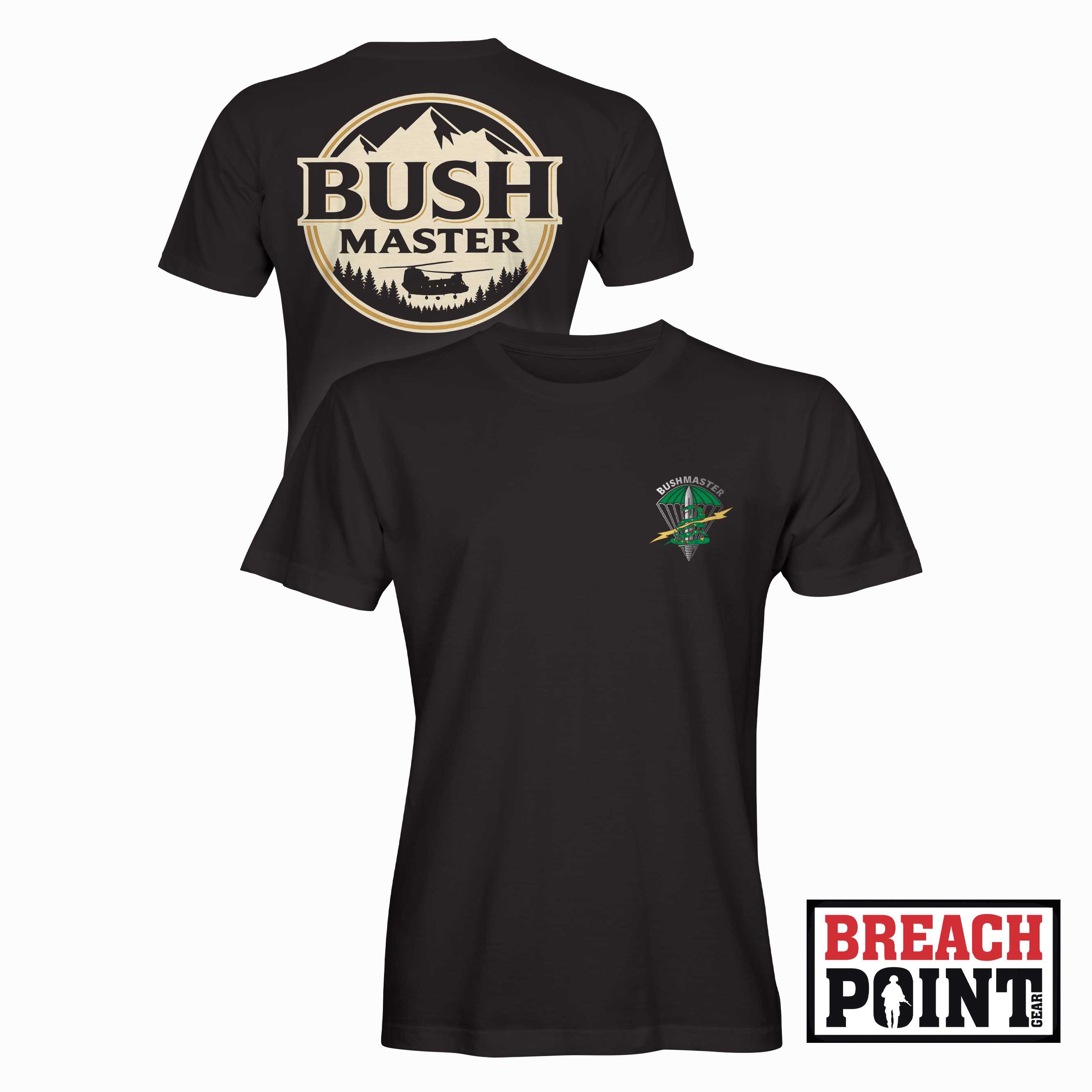 "BUSHMASTER" B/1-327th Infantry Regiment - T-Shirt (B111)