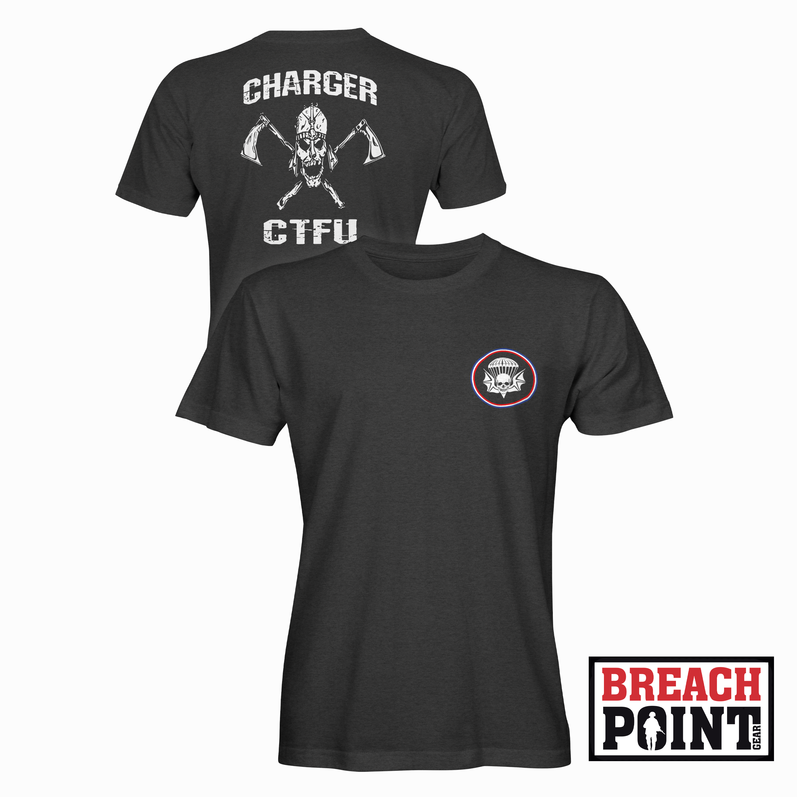 "CHARGER" C/2-502nd Infantry Regiment - T-Shirt (B107)