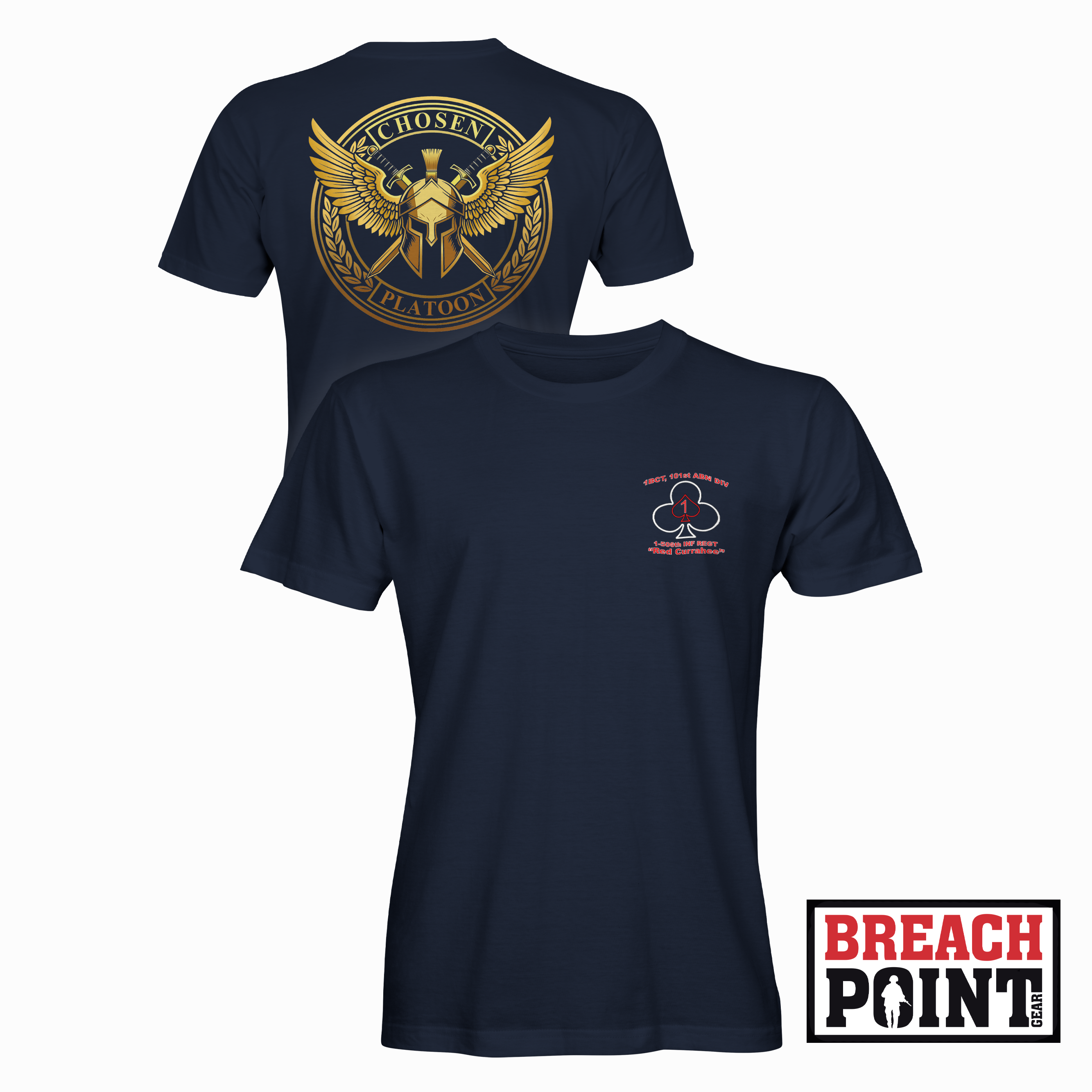 "CHOSEN" 2/B/1-506th Infantry Regiment - T-Shirt (B113-2)