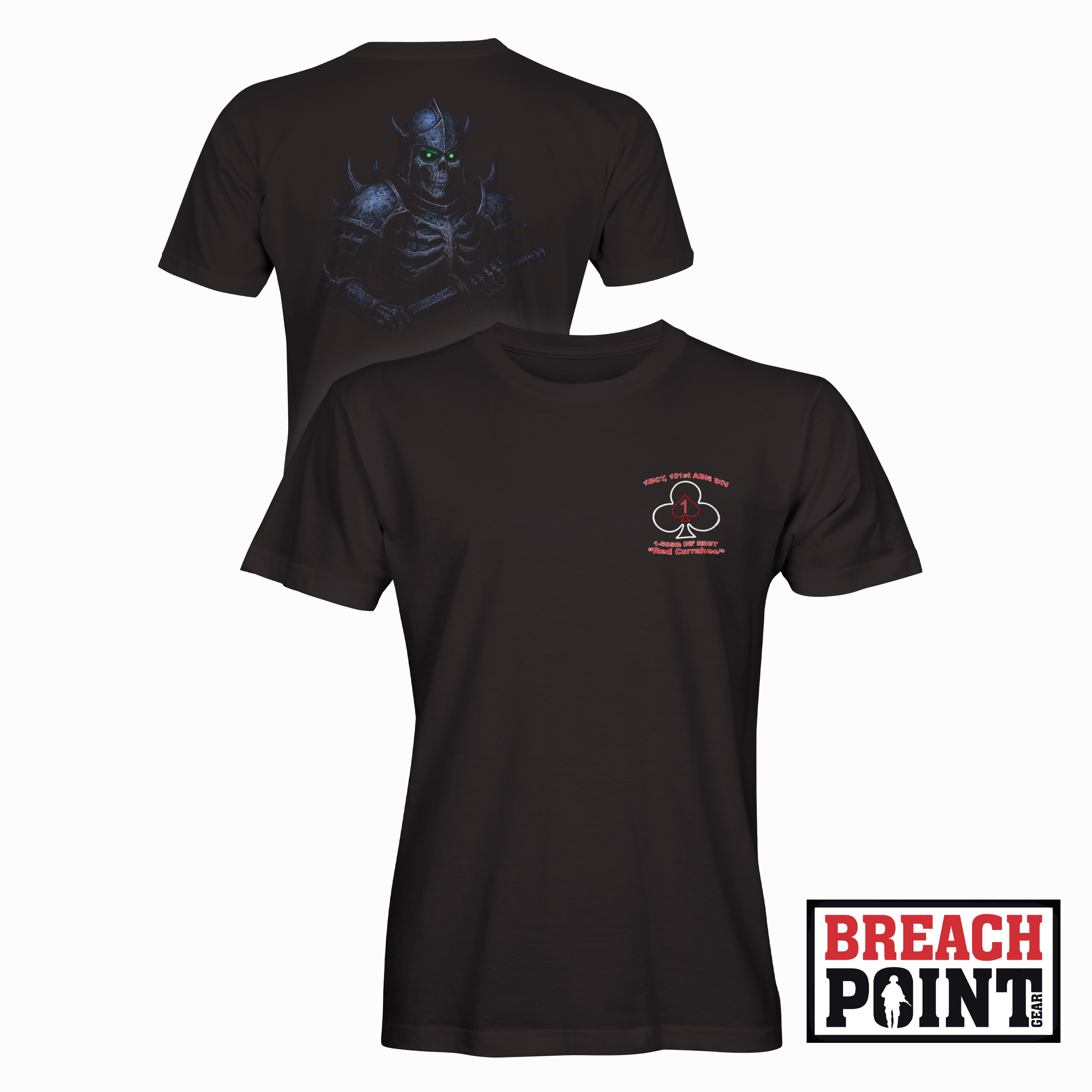 "GRAVEWALKER" 1/B/1-506th Infantry Regiment - T-Shirt (B114)