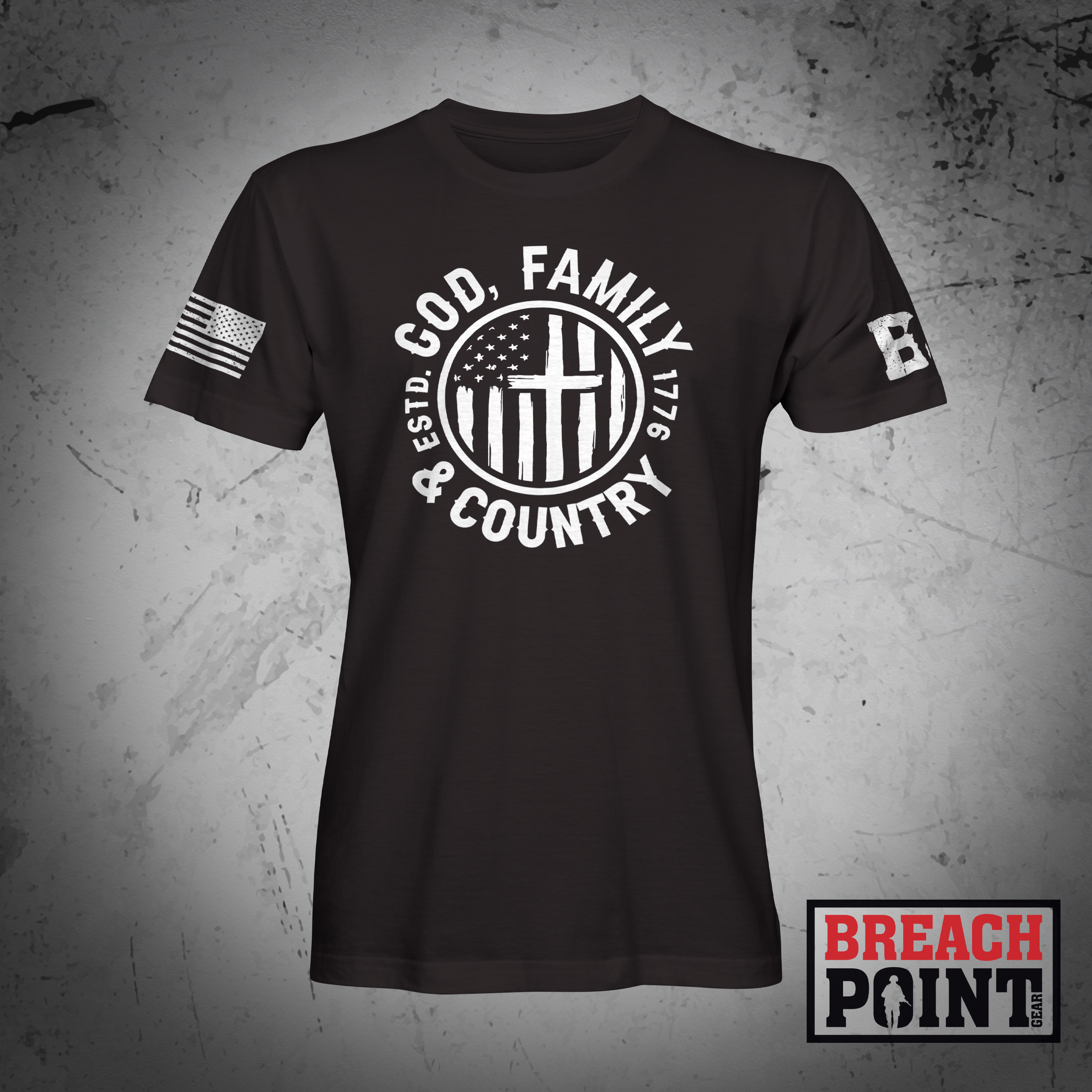 God, Family, and Country - T-Shirt