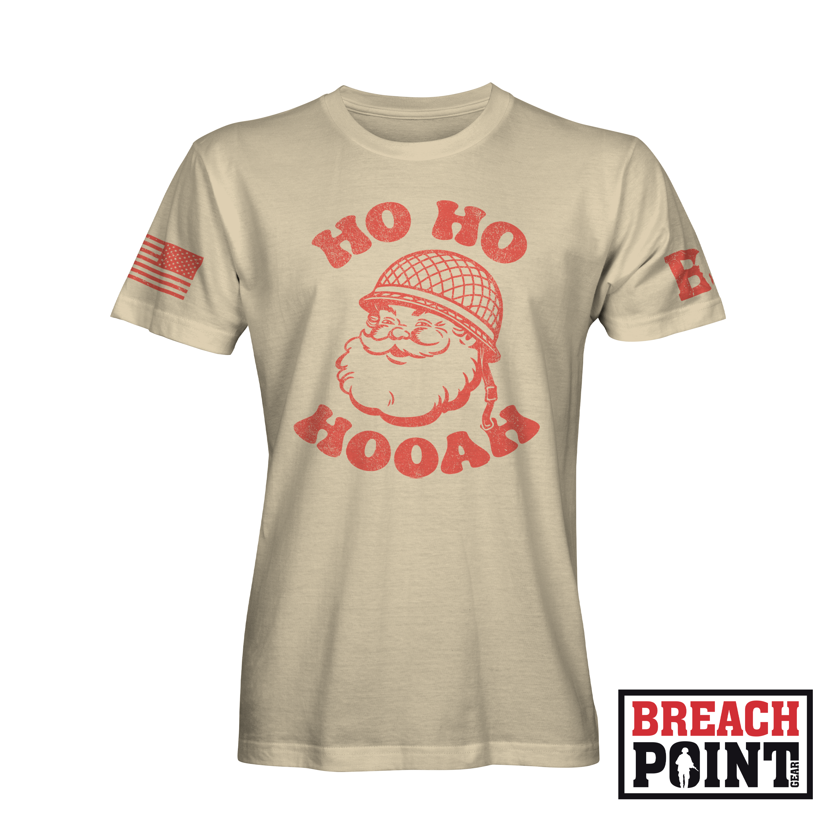 Ho Ho Hooah - T-Shirt (Sand)