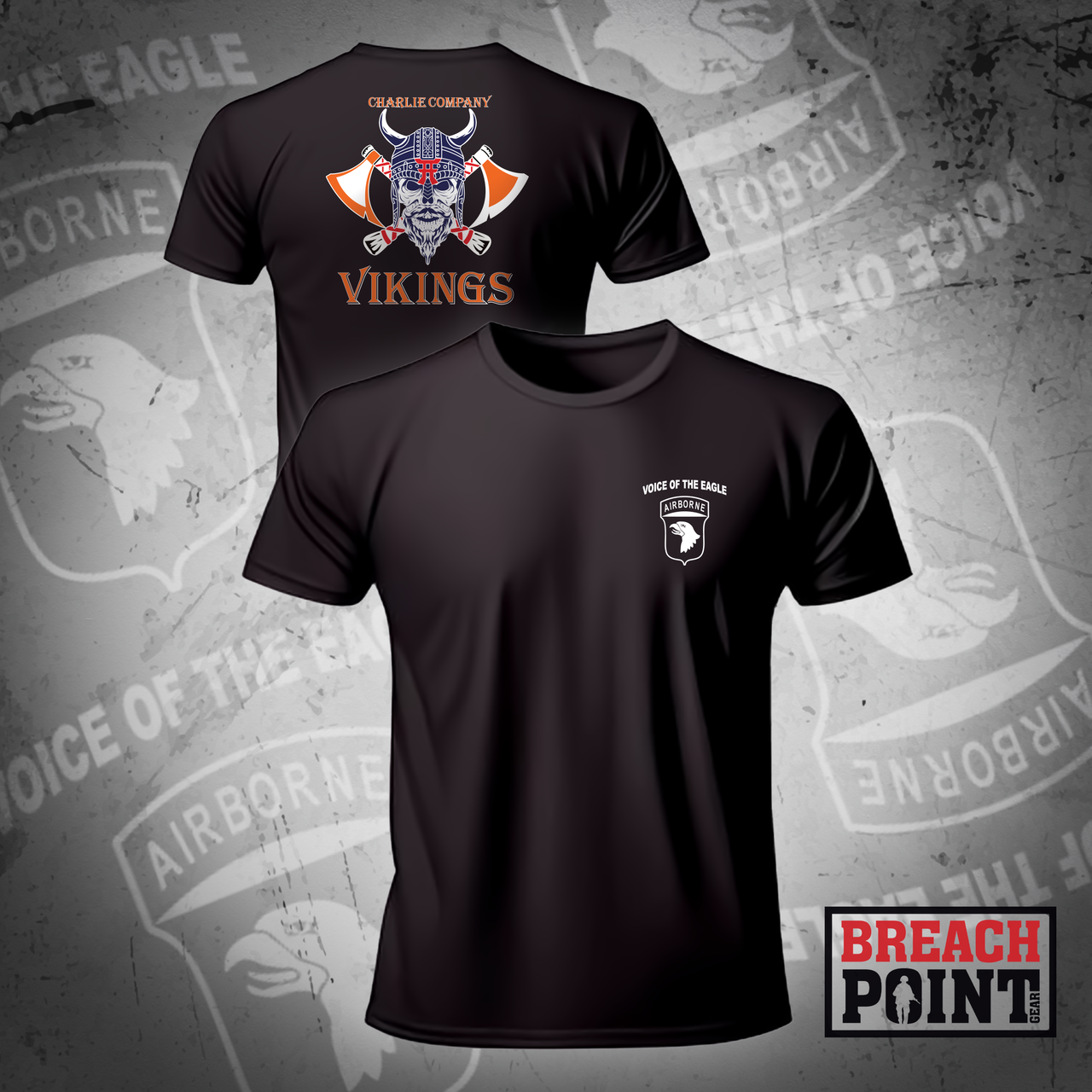 "VIKINGS" C/101st Airborne Division Signal Brigade - Moisture Wicking
