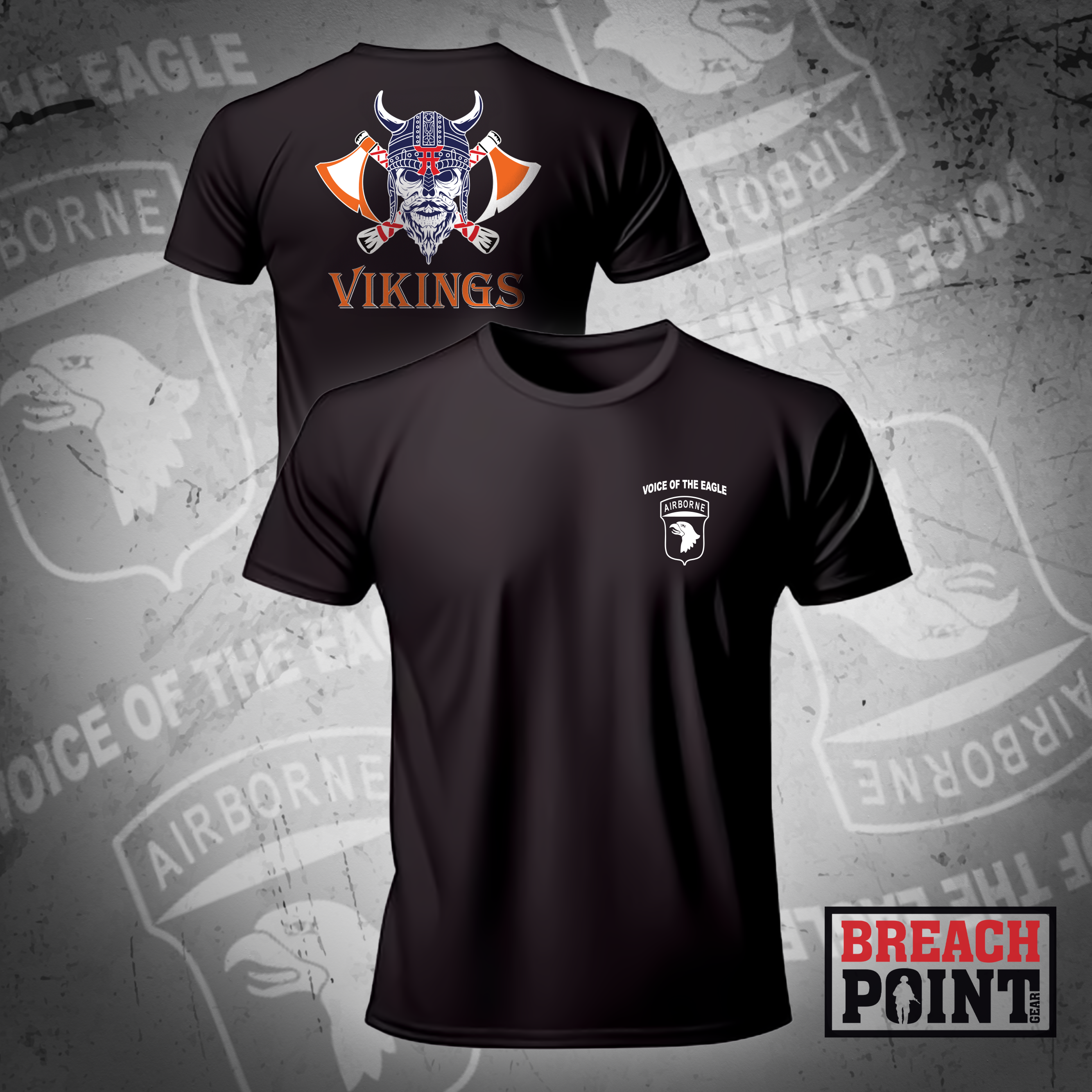 "VIKINGS" C/101st Airborne Division Signal Brigade - T-Shirt